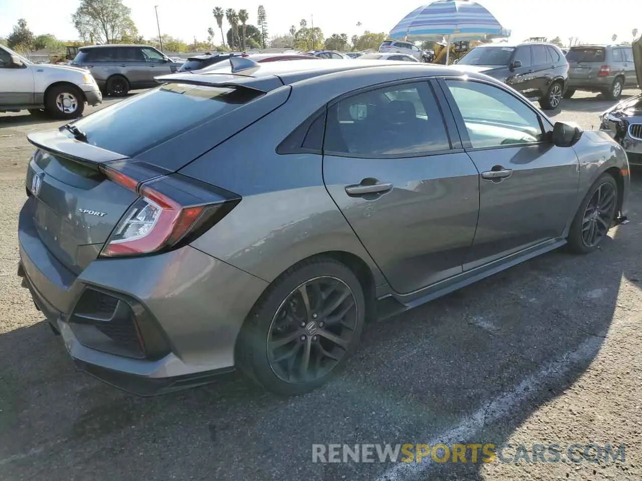 3 Photograph of a damaged car SHHFK7H44LU411734 HONDA CIVIC 2020