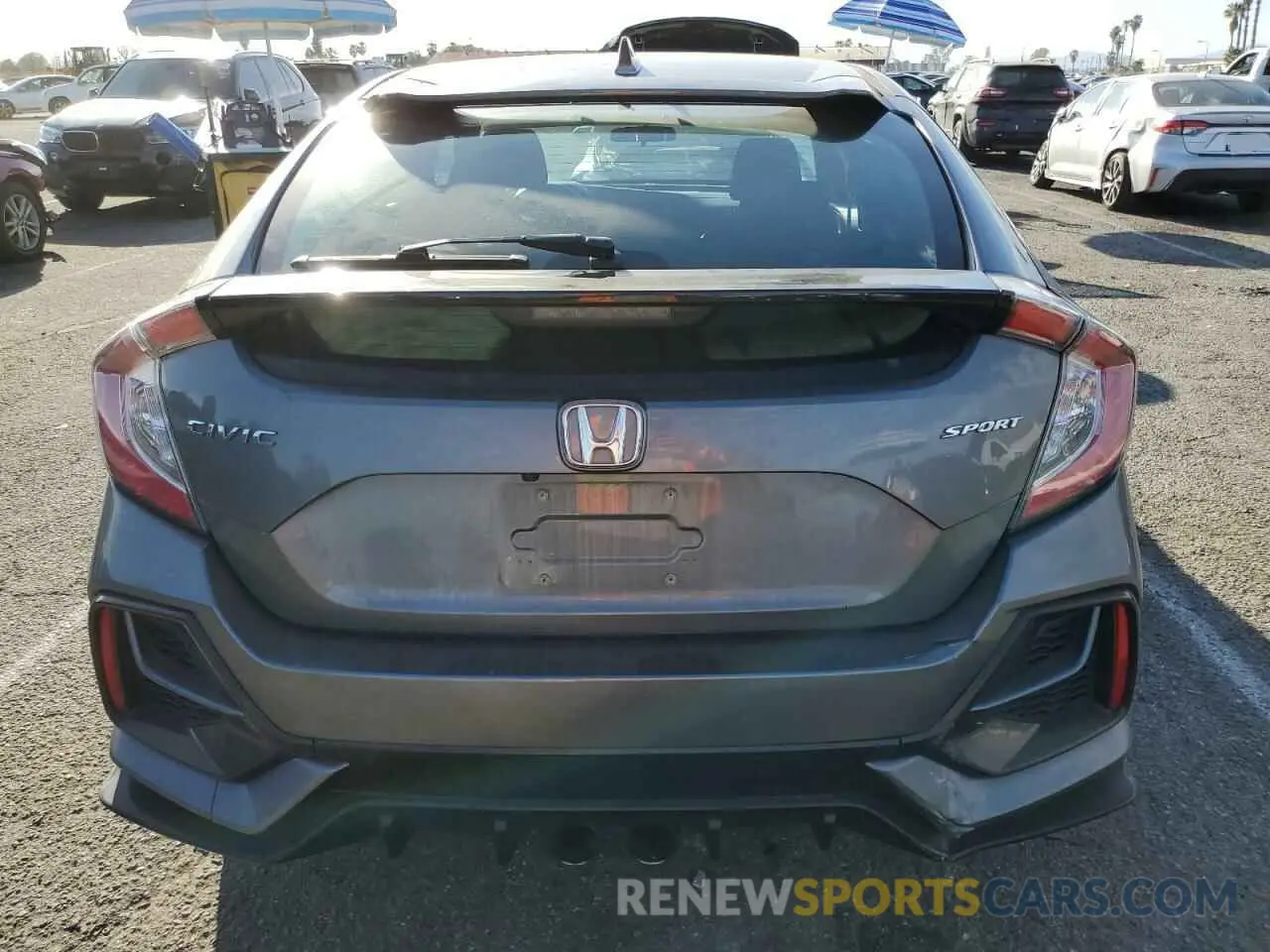 6 Photograph of a damaged car SHHFK7H44LU411734 HONDA CIVIC 2020