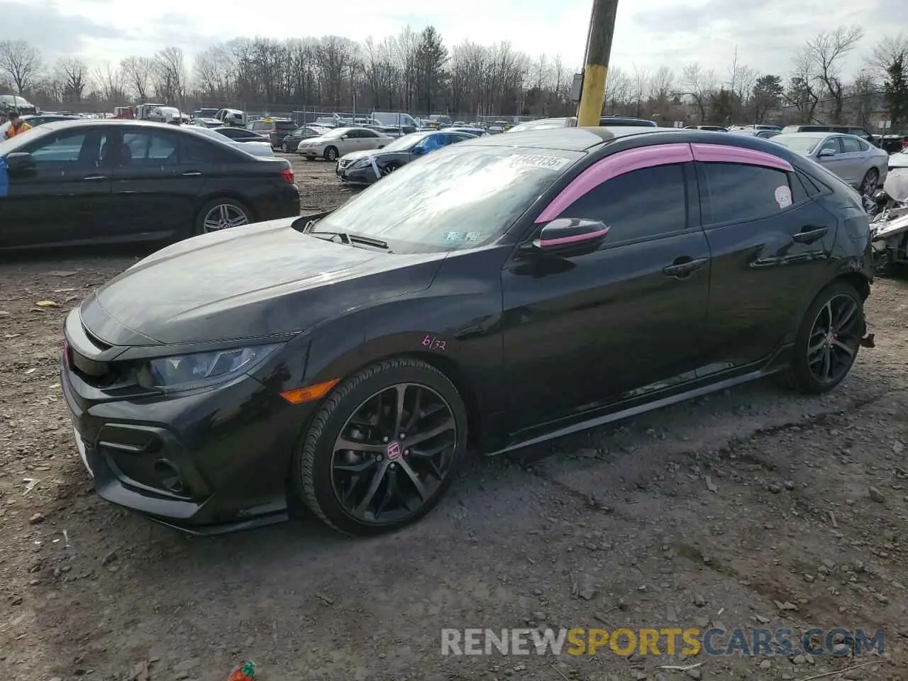 1 Photograph of a damaged car SHHFK7H44LU413323 HONDA CIVIC 2020
