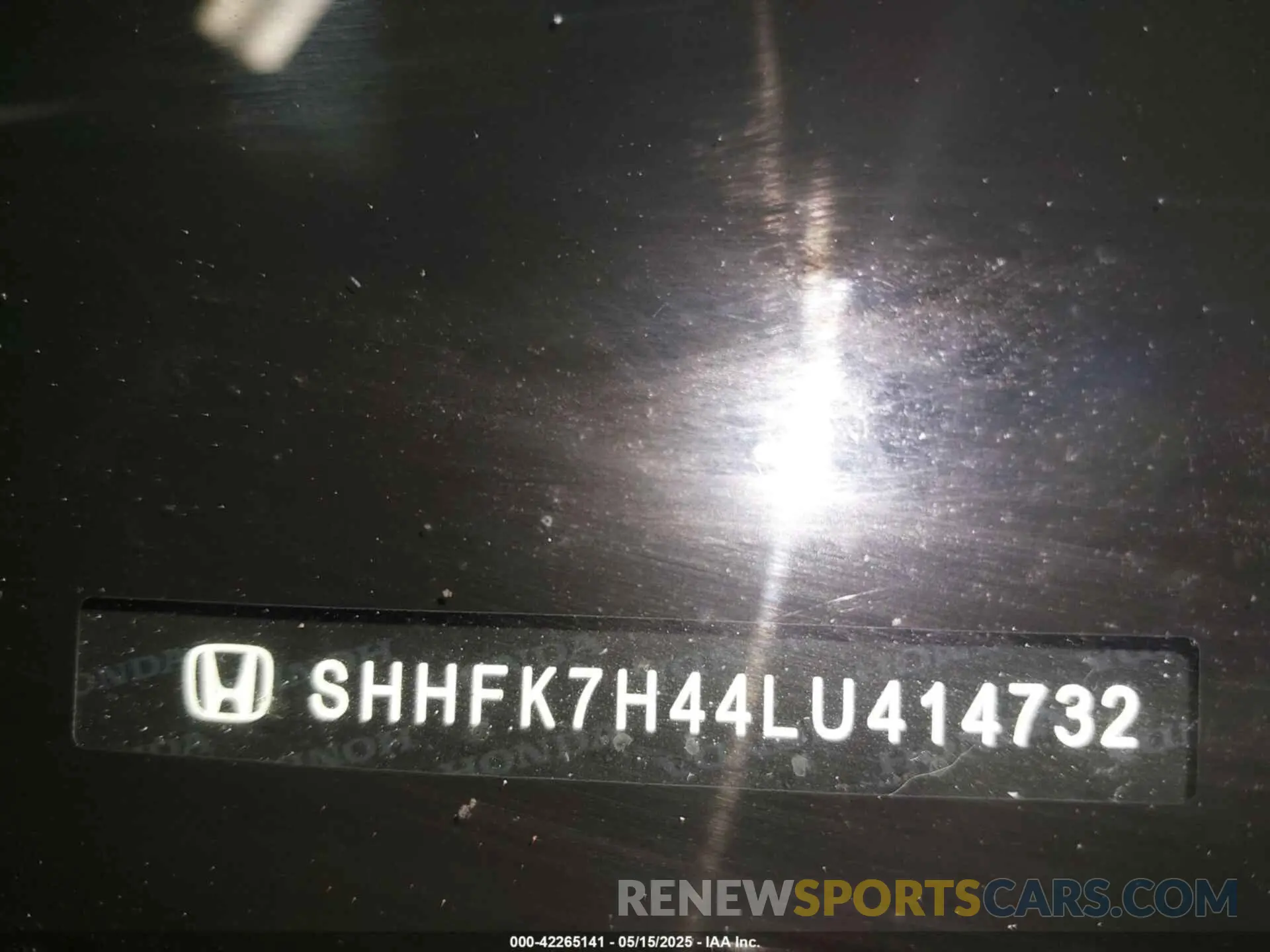 17 Photograph of a damaged car SHHFK7H44LU414732 HONDA CIVIC 2020