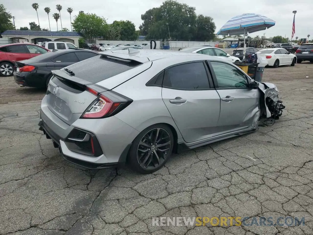 3 Photograph of a damaged car SHHFK7H44LU417596 HONDA CIVIC 2020