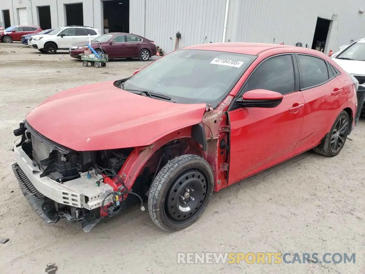 1 Photograph of a damaged car SHHFK7H45LU204110 HONDA CIVIC 2020