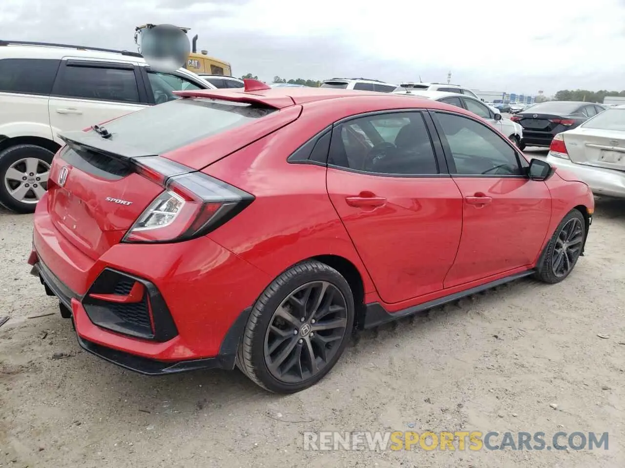 3 Photograph of a damaged car SHHFK7H45LU204110 HONDA CIVIC 2020