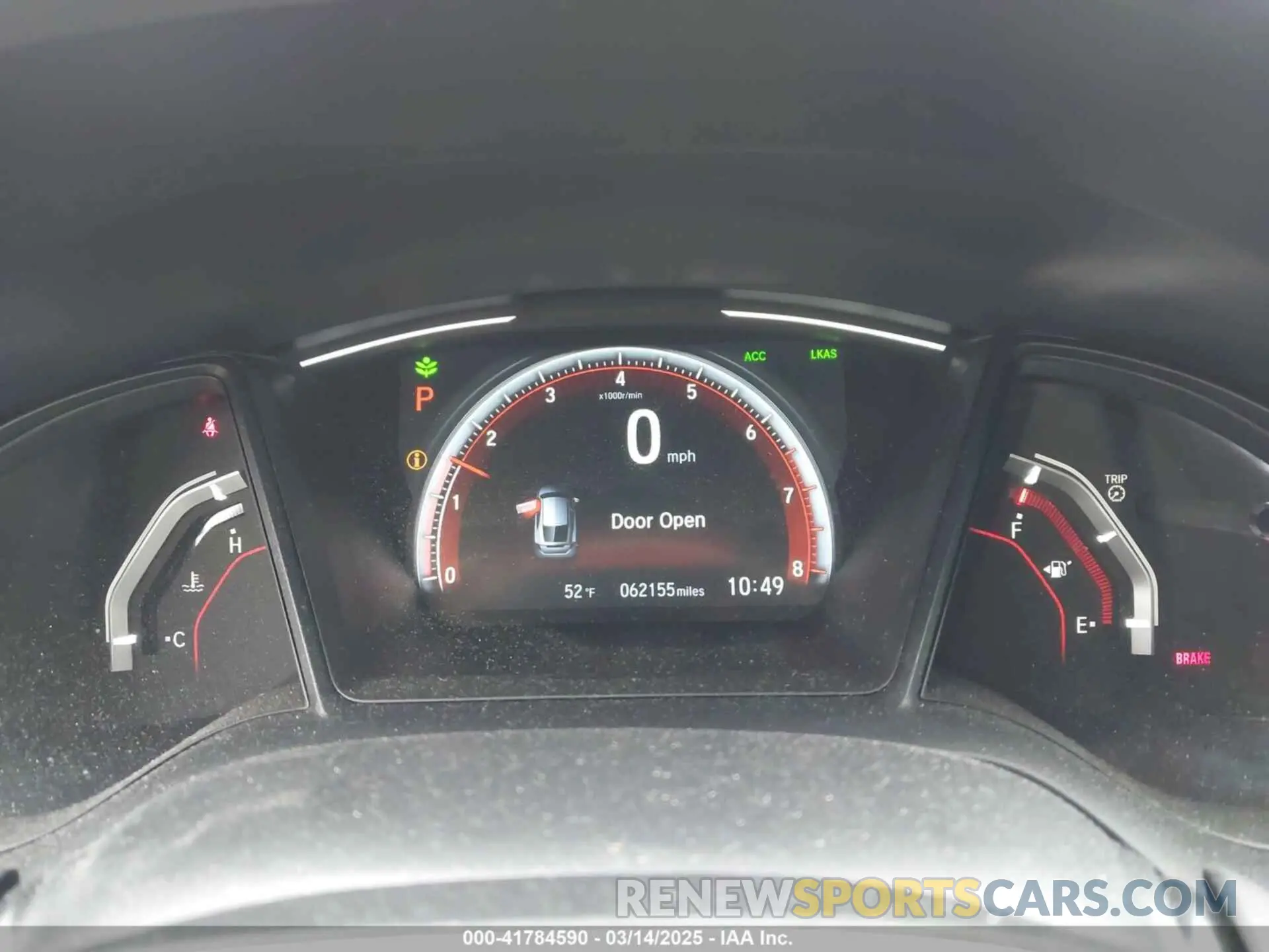 7 Photograph of a damaged car SHHFK7H45LU410849 HONDA CIVIC 2020