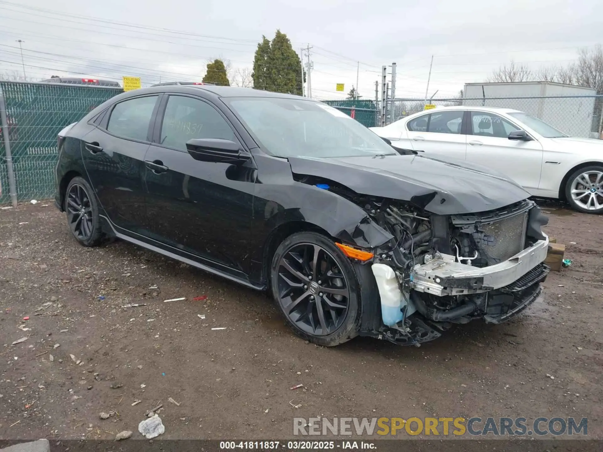 1 Photograph of a damaged car SHHFK7H47LU201211 HONDA CIVIC 2020