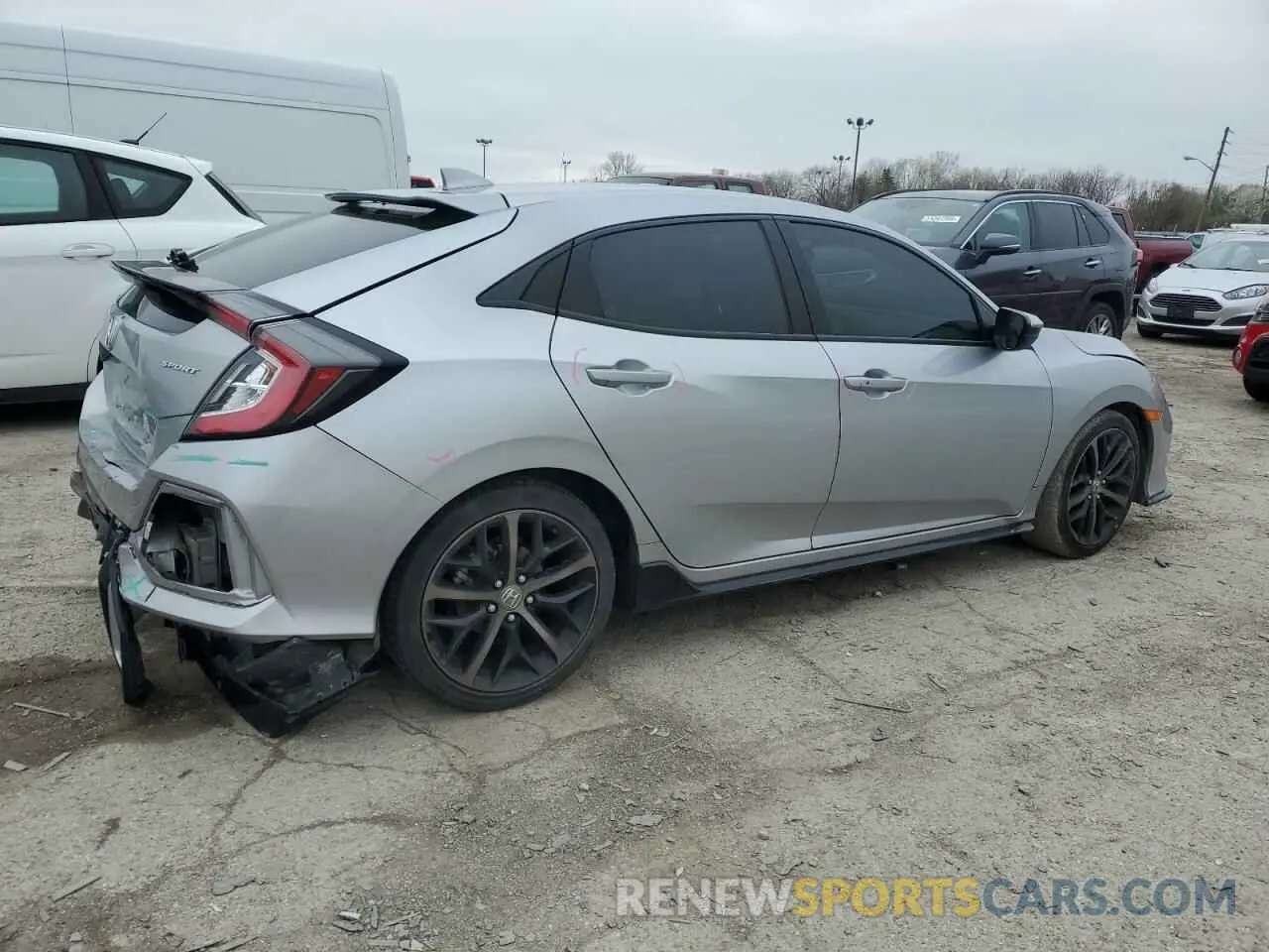 3 Photograph of a damaged car SHHFK7H47LU223337 HONDA CIVIC 2020