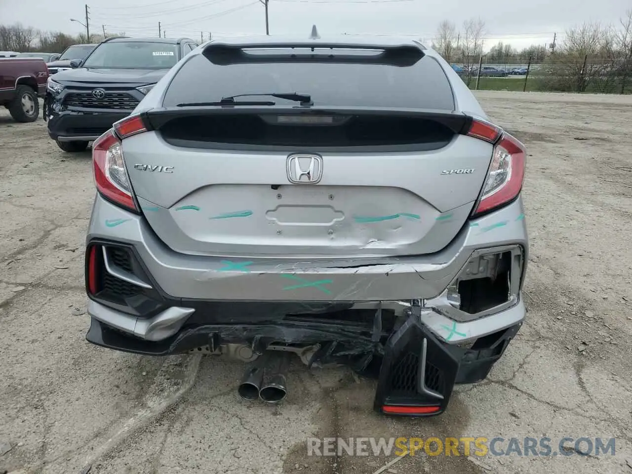 6 Photograph of a damaged car SHHFK7H47LU223337 HONDA CIVIC 2020