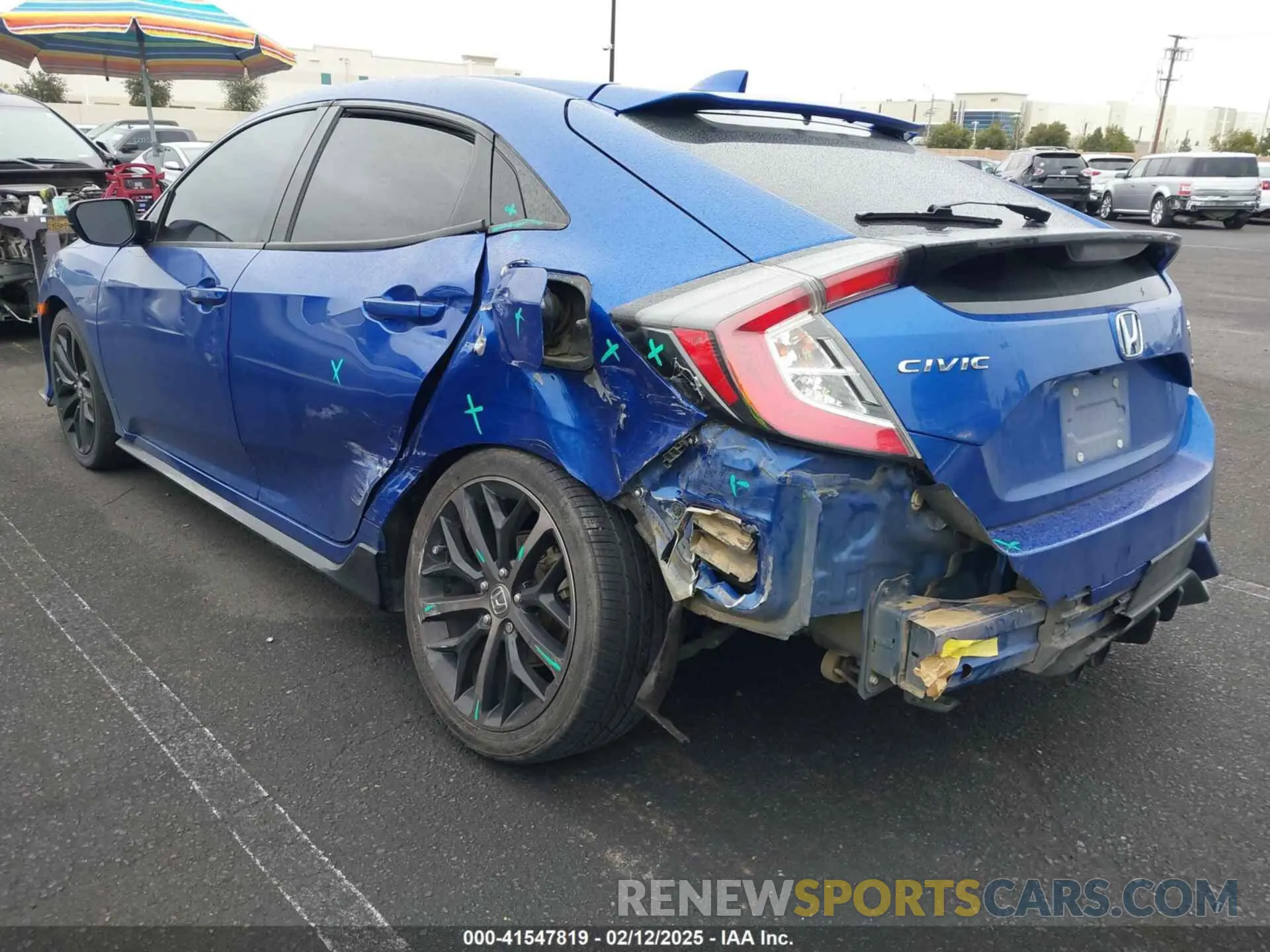 3 Photograph of a damaged car SHHFK7H47LU409928 HONDA CIVIC 2020