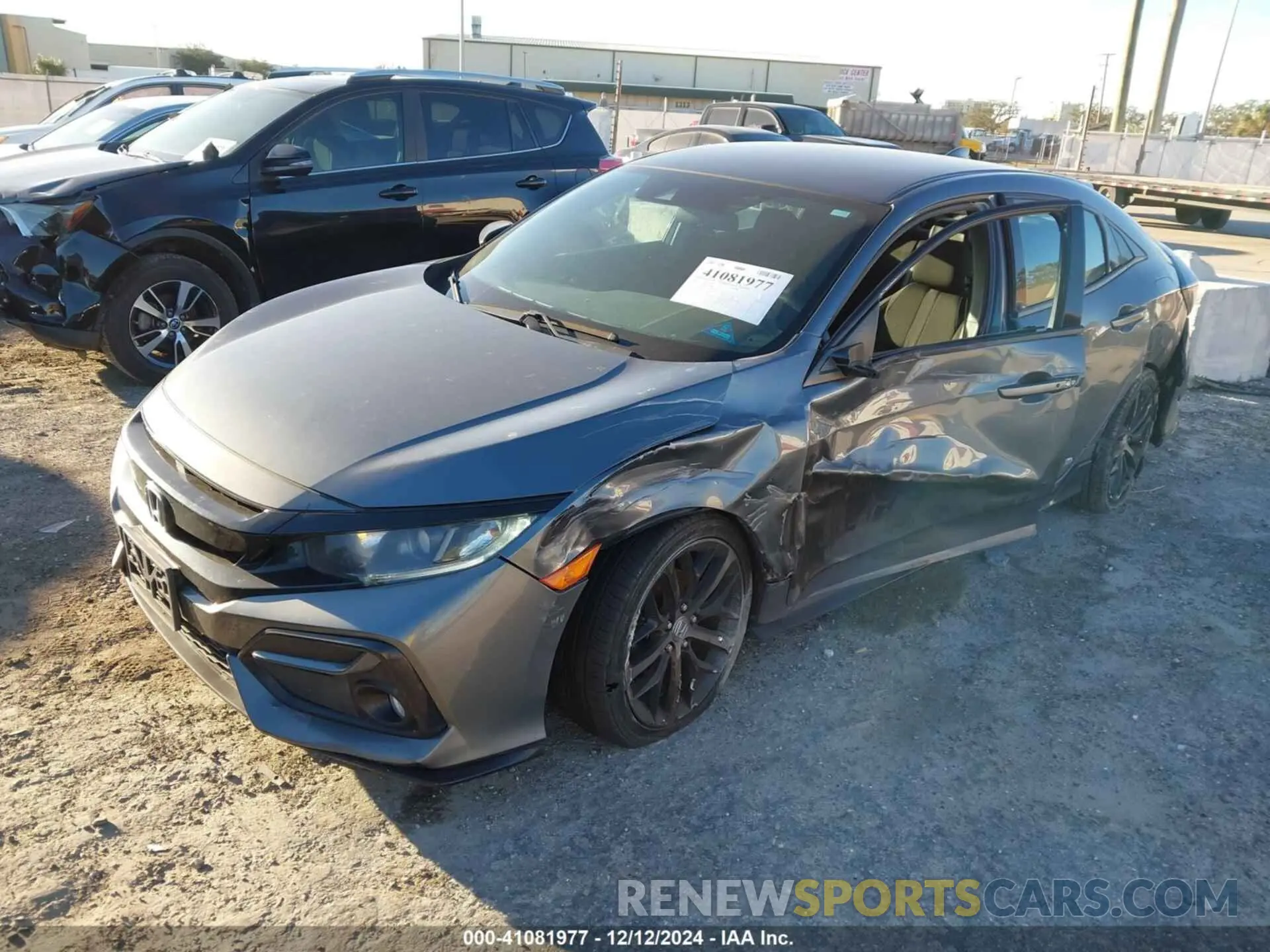 2 Photograph of a damaged car SHHFK7H48LU404849 HONDA CIVIC 2020