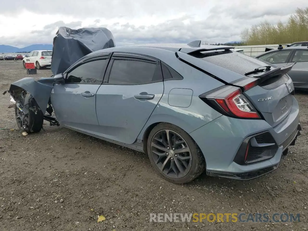 2 Photograph of a damaged car SHHFK7H48LU410683 HONDA CIVIC 2020