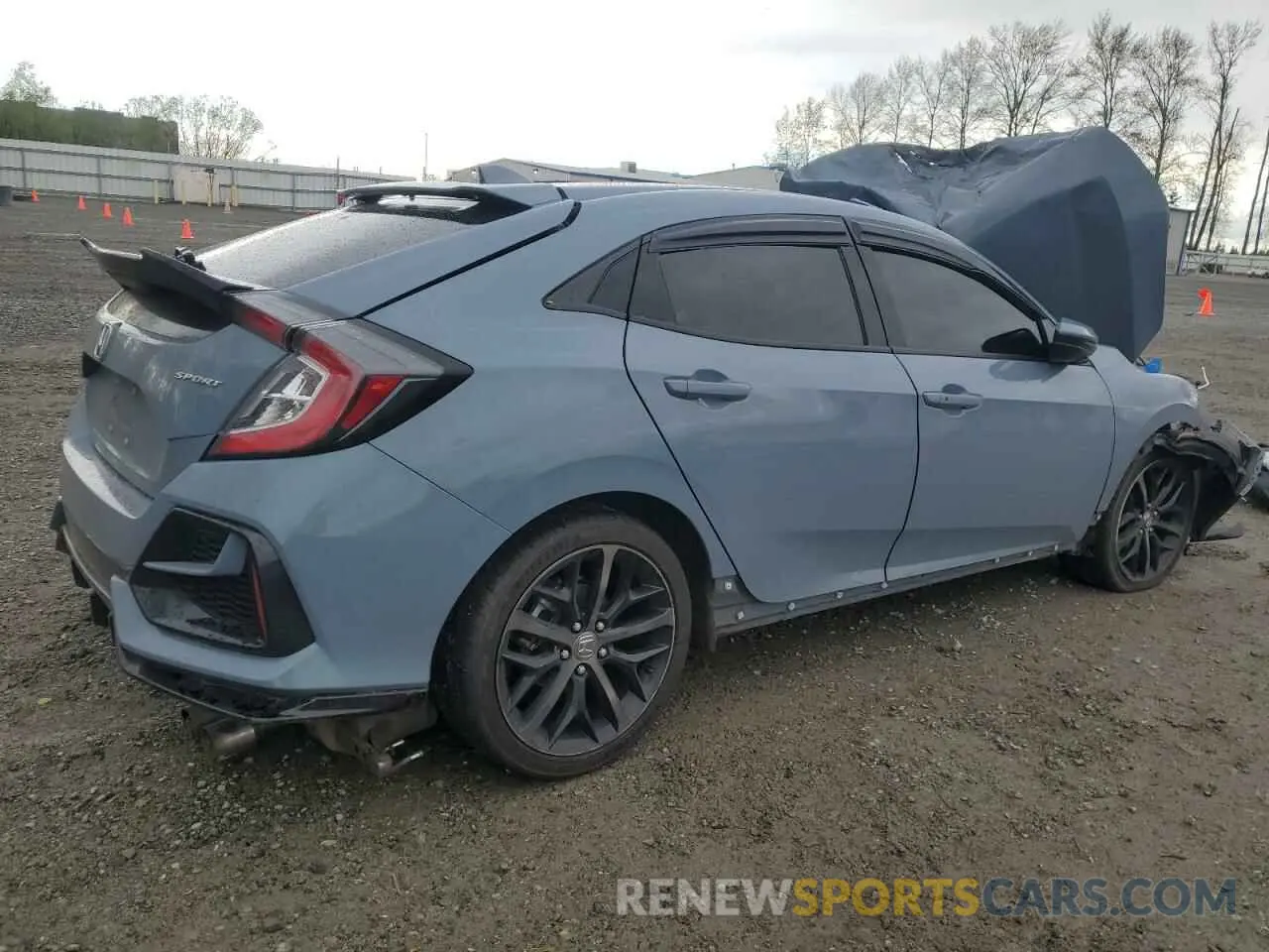 3 Photograph of a damaged car SHHFK7H48LU410683 HONDA CIVIC 2020