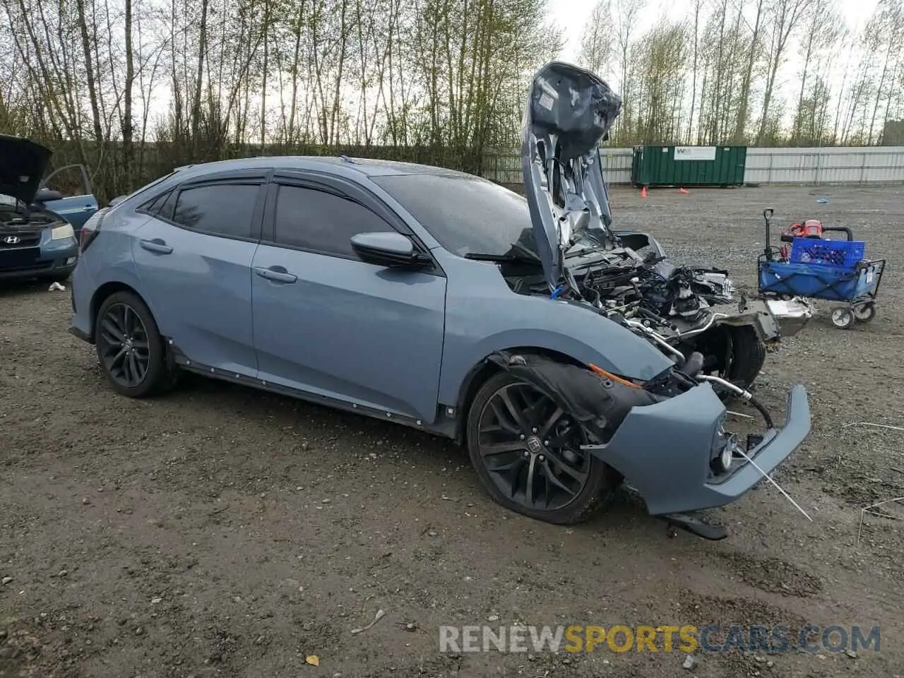 4 Photograph of a damaged car SHHFK7H48LU410683 HONDA CIVIC 2020