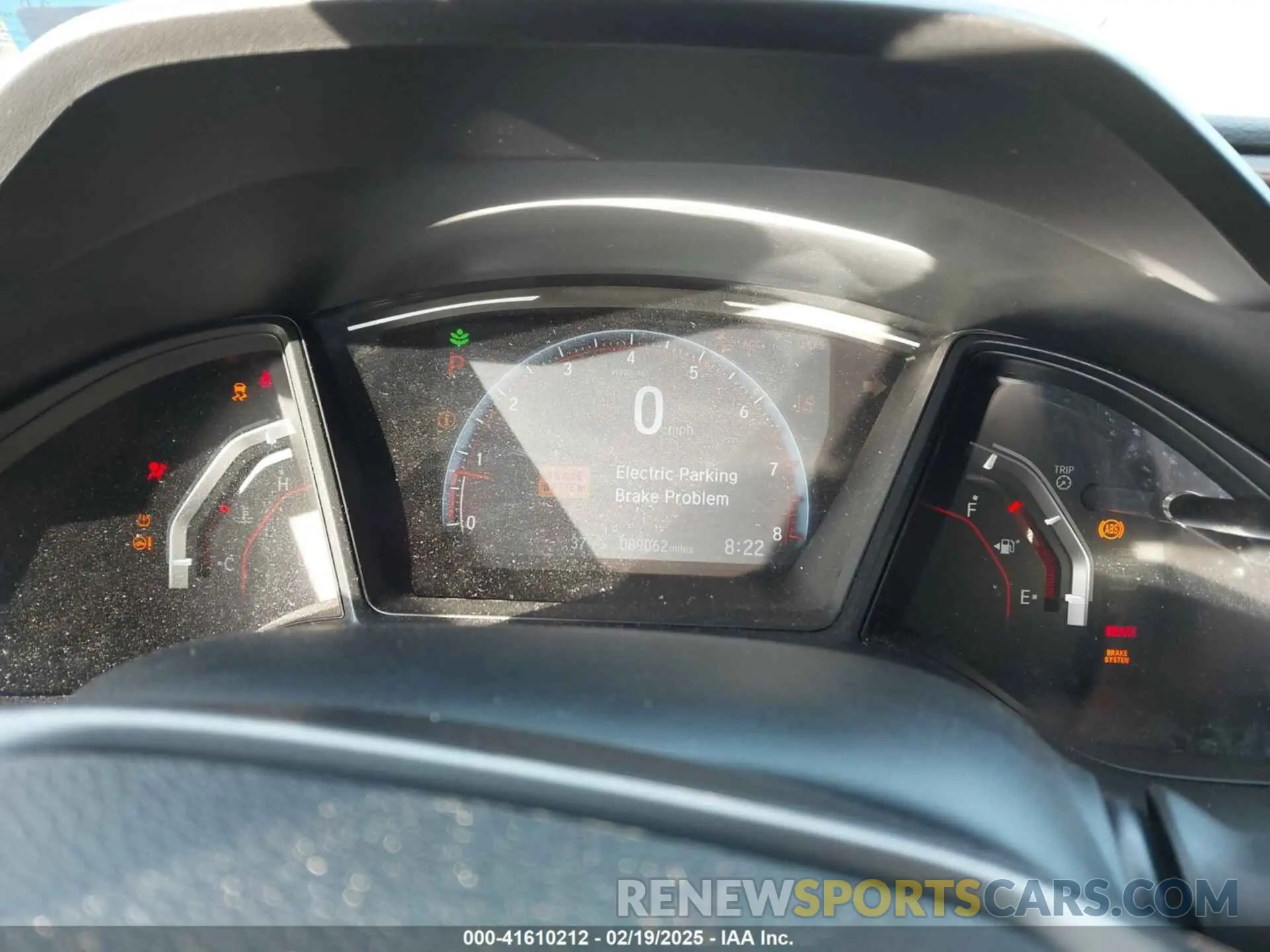 7 Photograph of a damaged car SHHFK7H48LU415138 HONDA CIVIC 2020