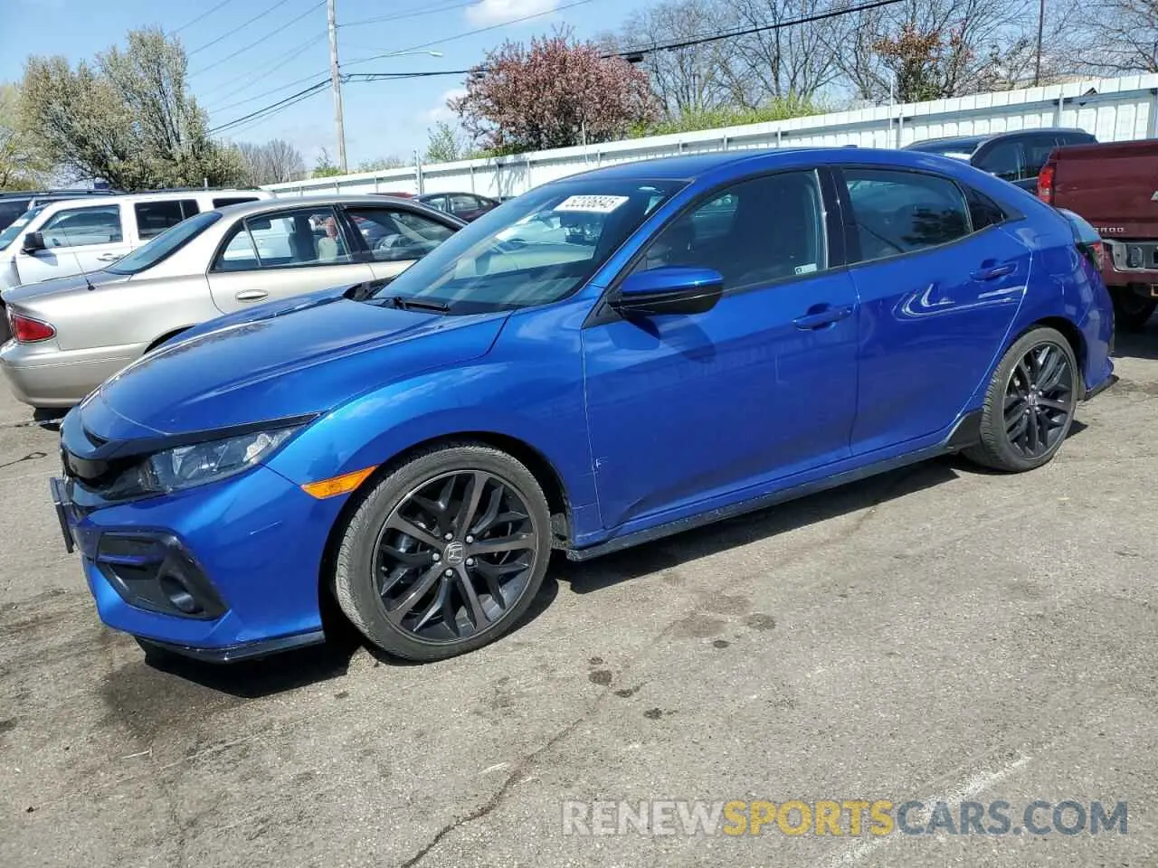 1 Photograph of a damaged car SHHFK7H4XLU201462 HONDA CIVIC 2020