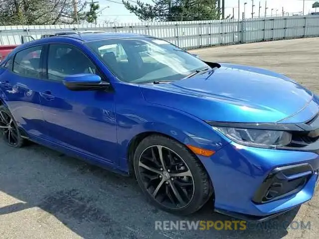 10 Photograph of a damaged car SHHFK7H4XLU201462 HONDA CIVIC 2020