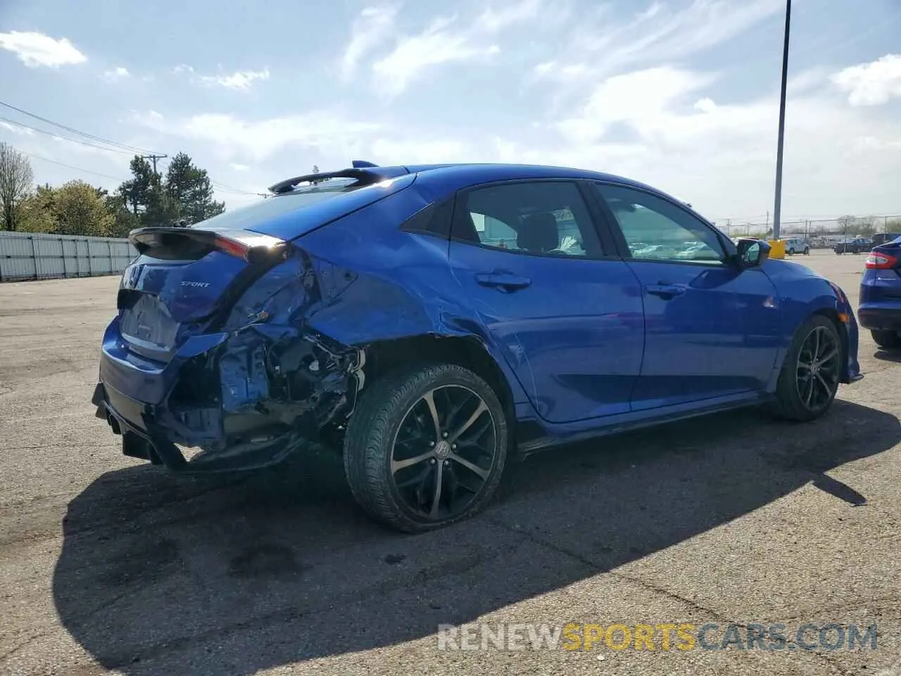 3 Photograph of a damaged car SHHFK7H4XLU201462 HONDA CIVIC 2020