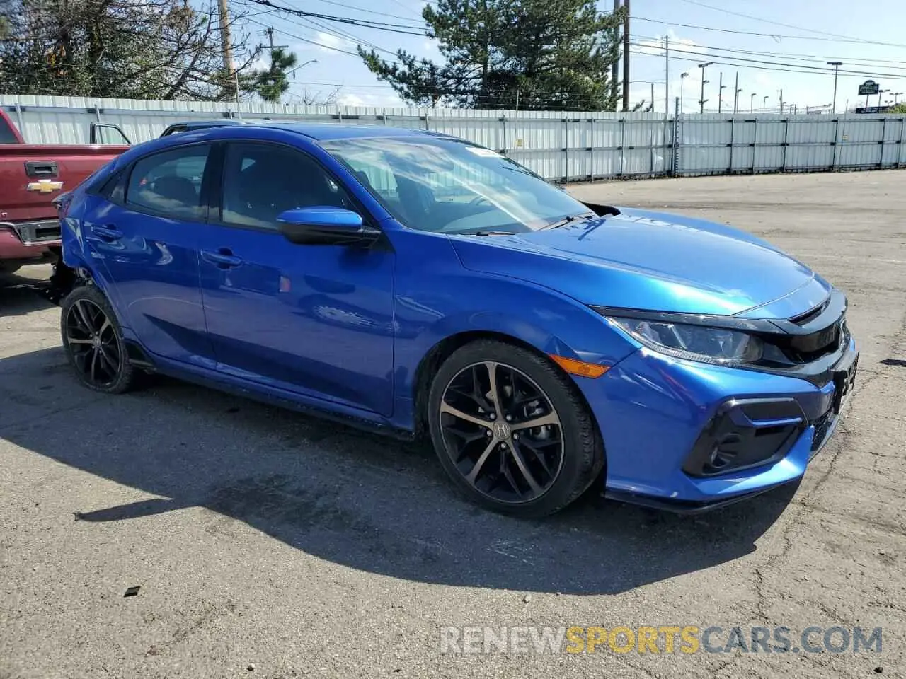 4 Photograph of a damaged car SHHFK7H4XLU201462 HONDA CIVIC 2020