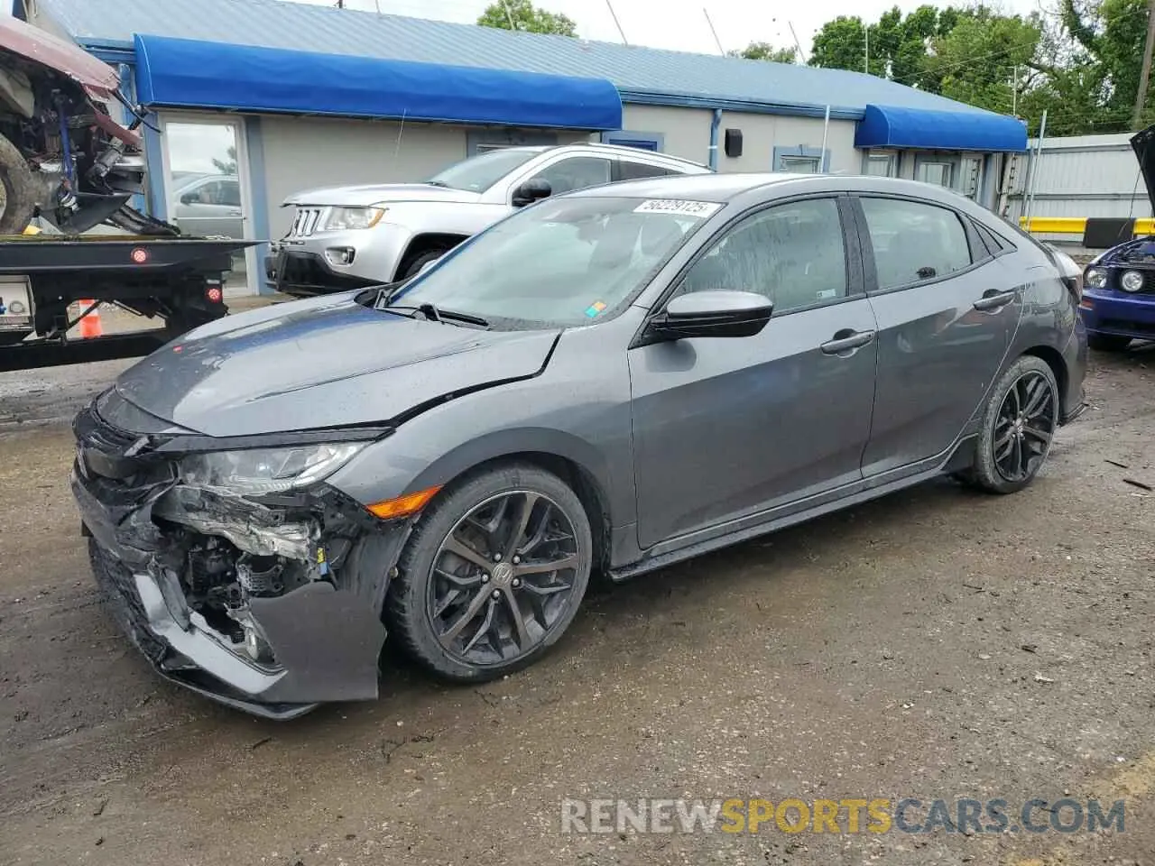 1 Photograph of a damaged car SHHFK7H4XLU221694 HONDA CIVIC 2020