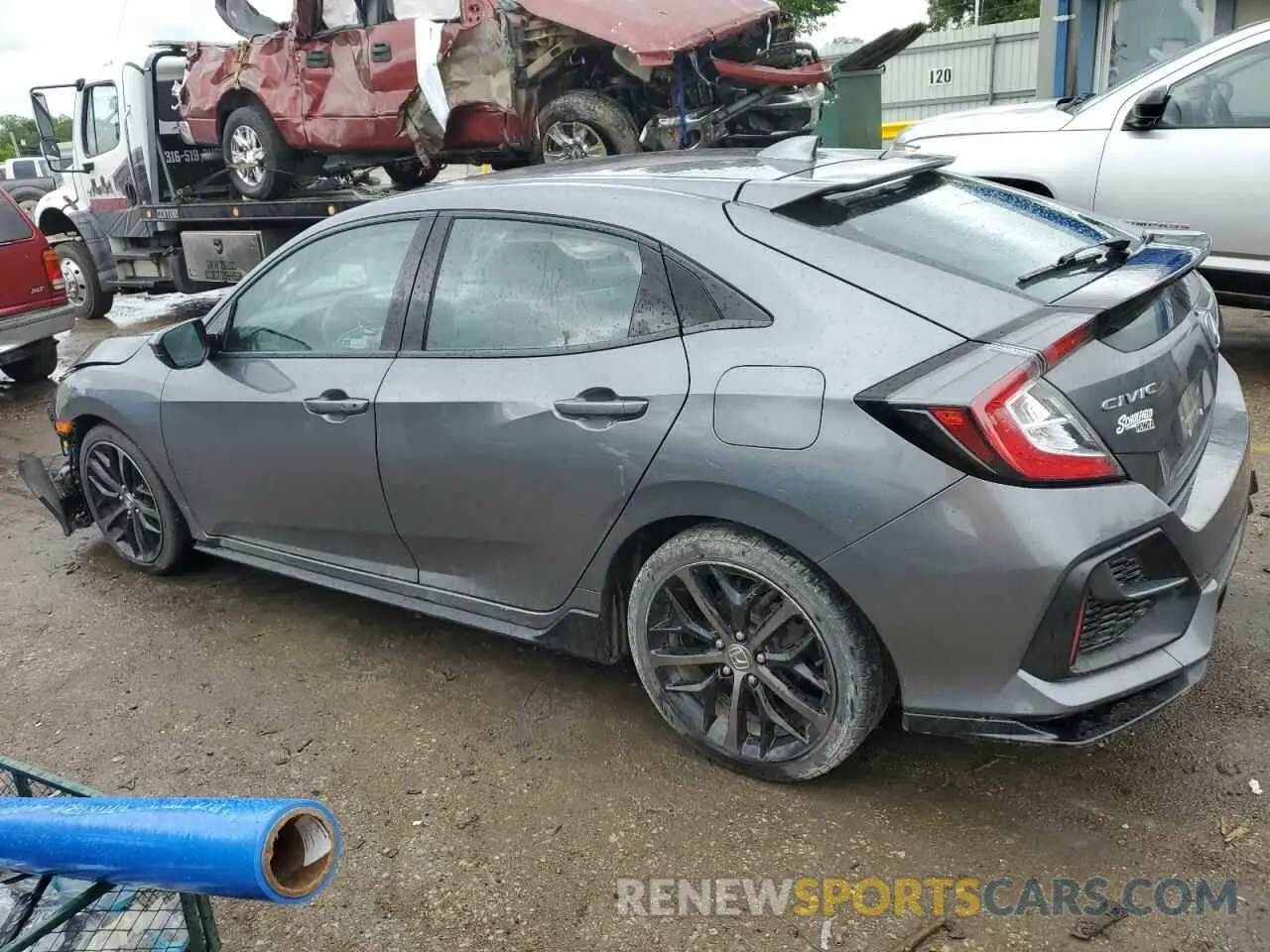 2 Photograph of a damaged car SHHFK7H4XLU221694 HONDA CIVIC 2020
