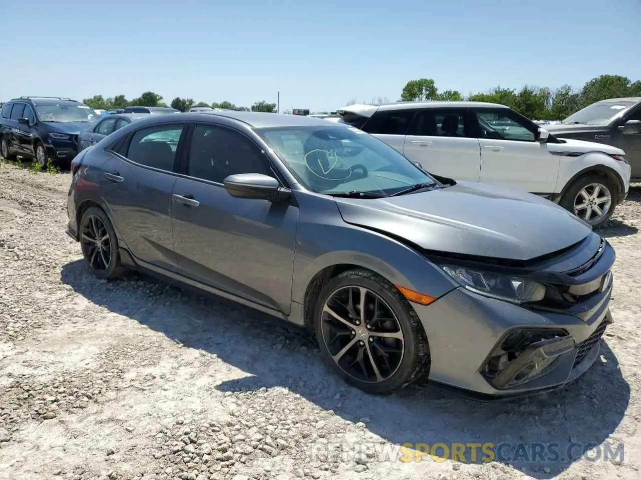 4 Photograph of a damaged car SHHFK7H4XLU221694 HONDA CIVIC 2020