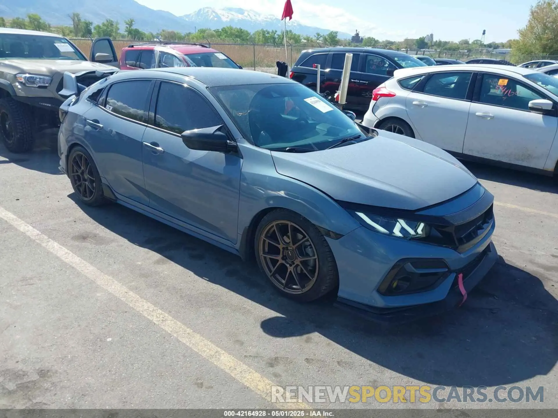 1 Photograph of a damaged car SHHFK7H4XLU420535 HONDA CIVIC 2020