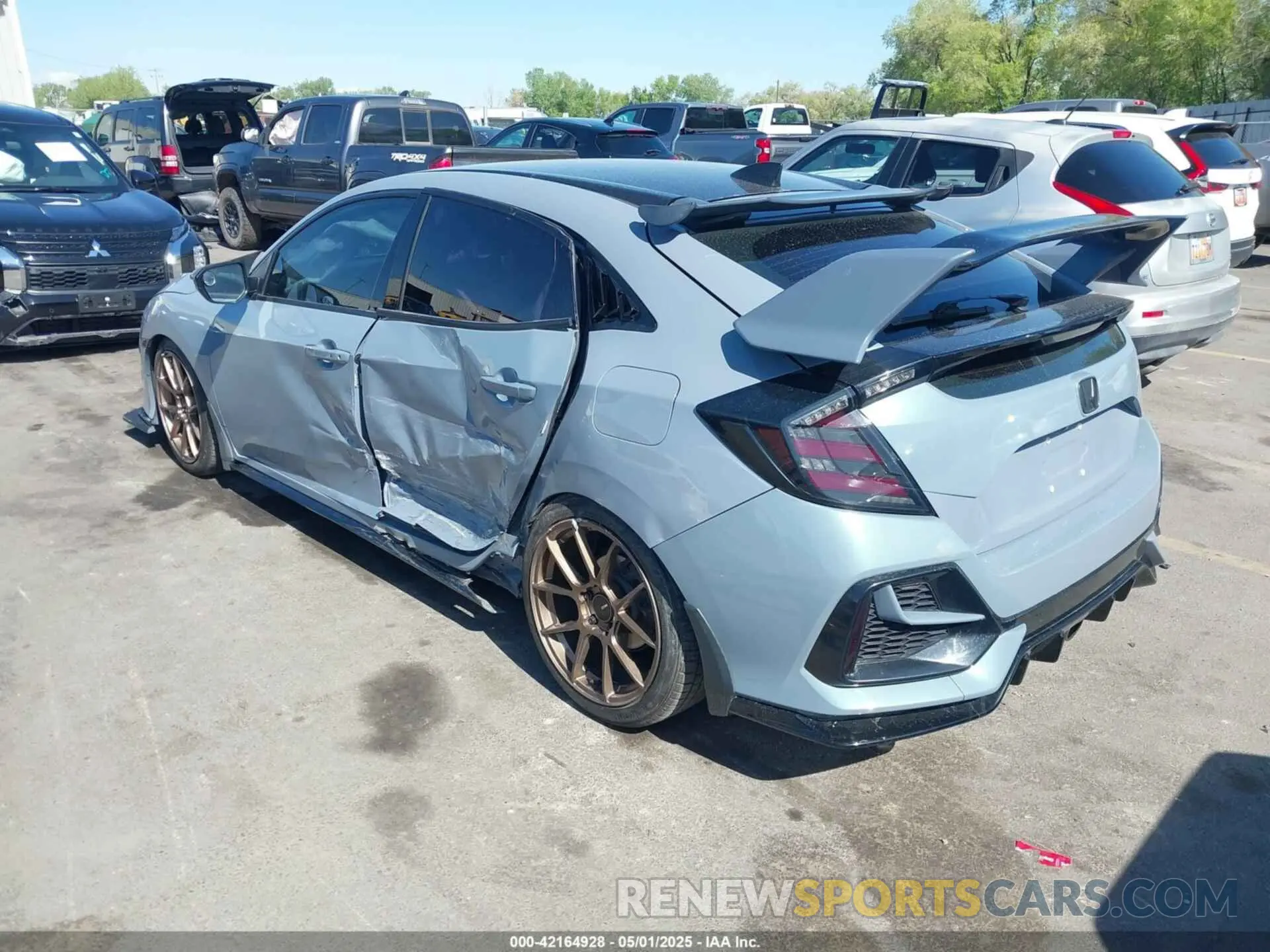 3 Photograph of a damaged car SHHFK7H4XLU420535 HONDA CIVIC 2020