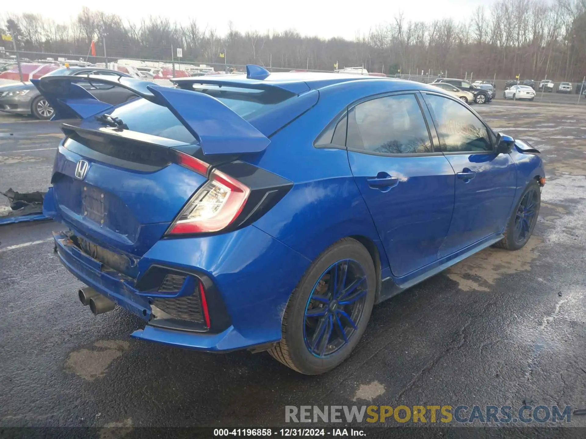 4 Photograph of a damaged car SHHFK7H4XLU421555 HONDA CIVIC 2020