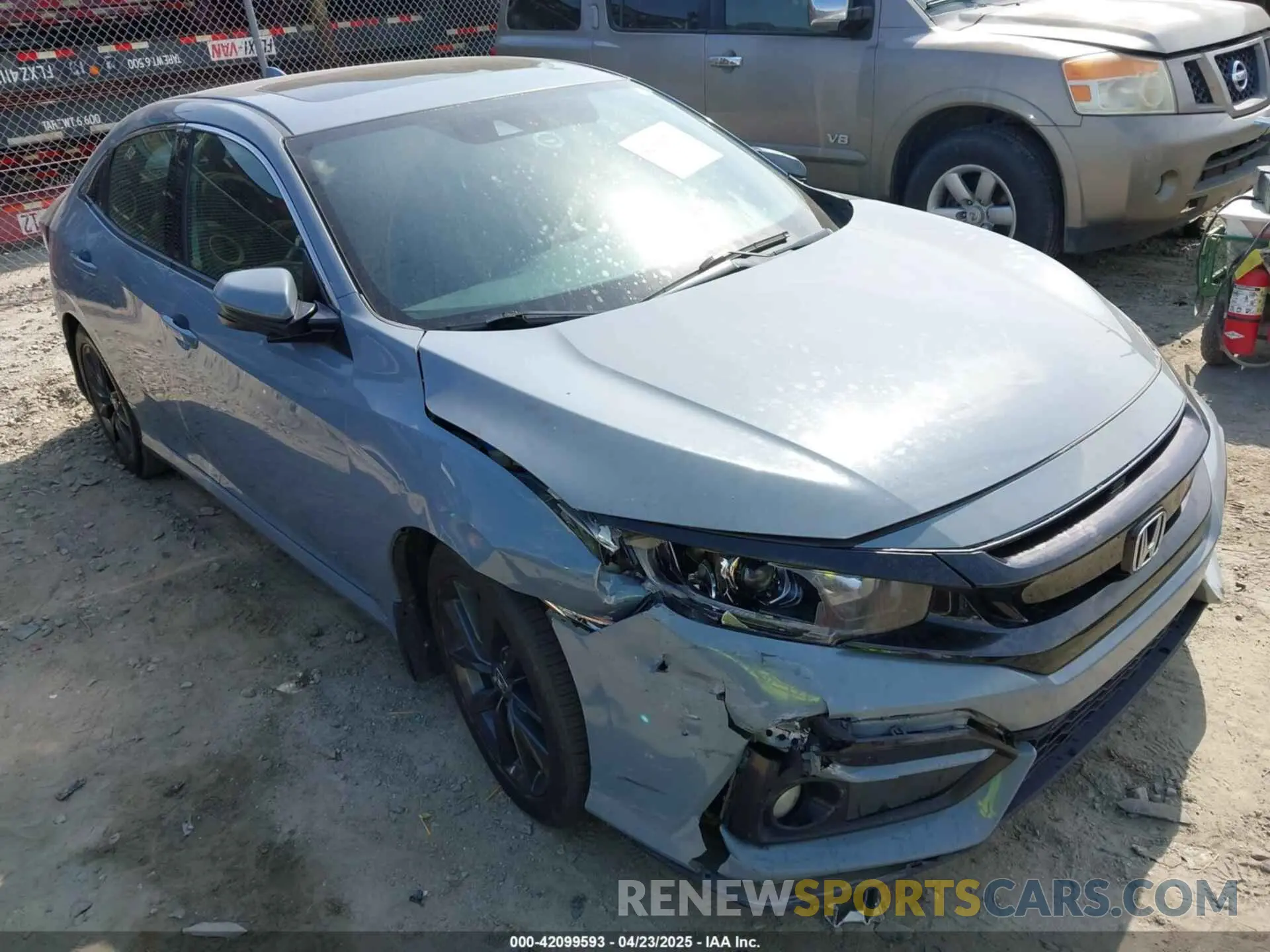 1 Photograph of a damaged car SHHFK7H60LU206168 HONDA CIVIC 2020