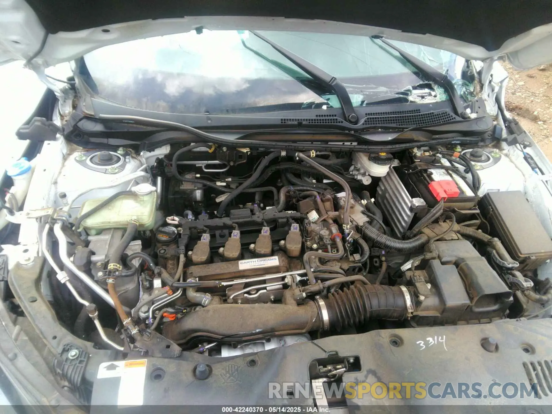 10 Photograph of a damaged car SHHFK7H63LU202468 HONDA CIVIC 2020