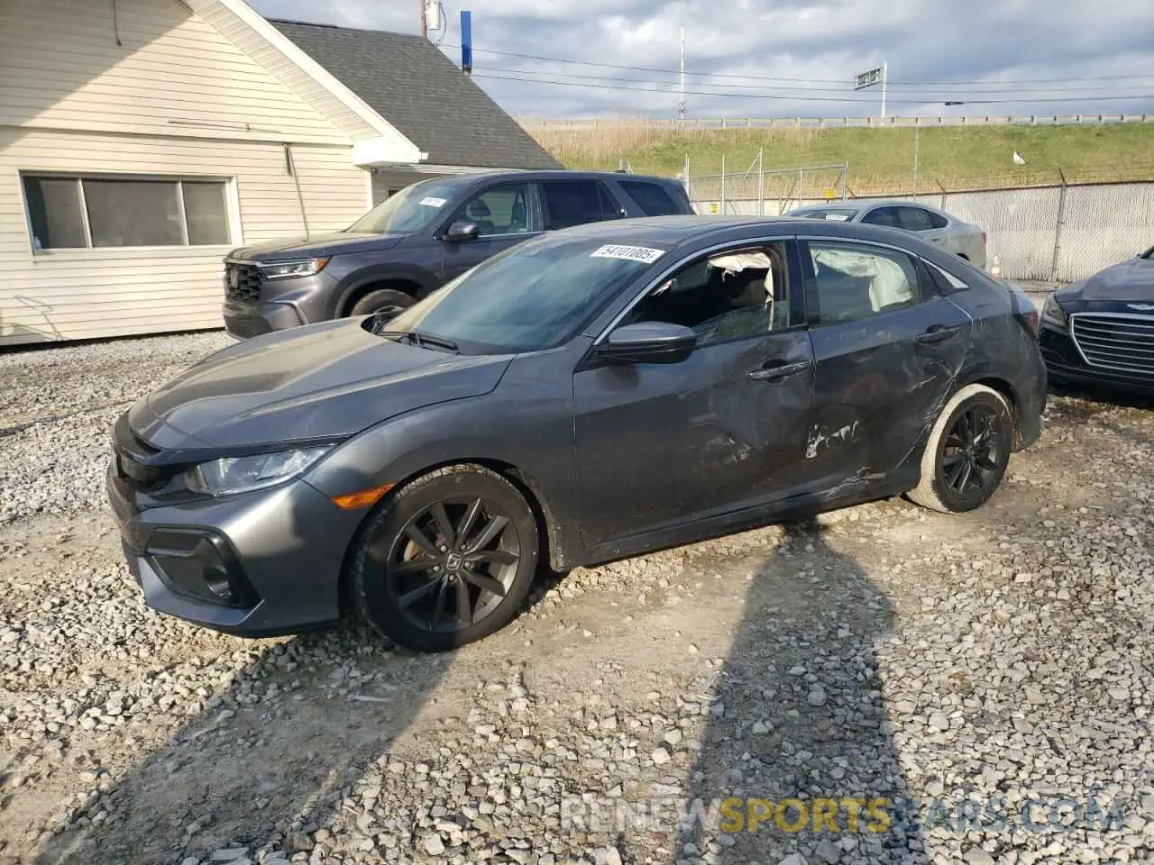 1 Photograph of a damaged car SHHFK7H63LU204480 HONDA CIVIC 2020