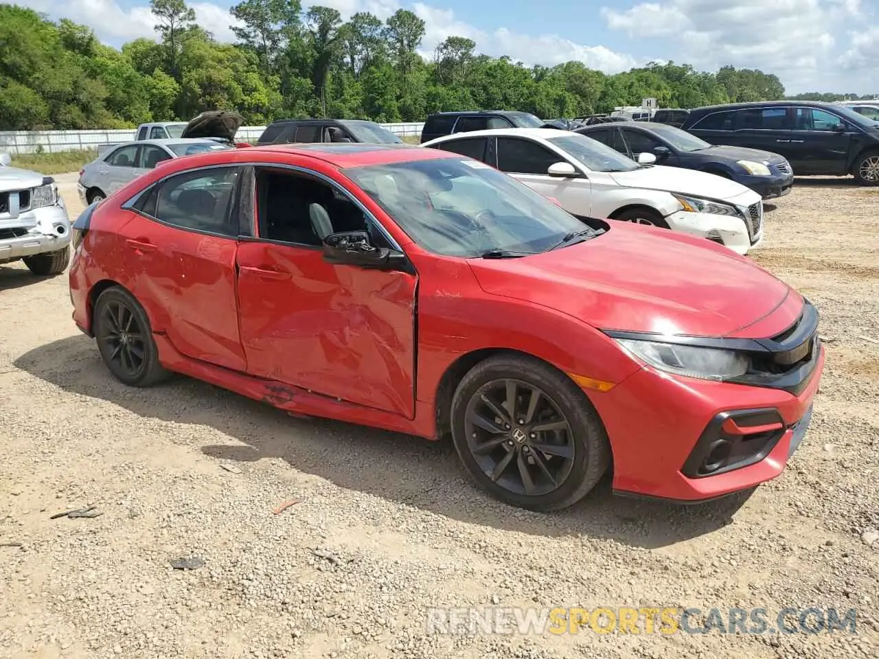 4 Photograph of a damaged car SHHFK7H64LU204715 HONDA CIVIC 2020