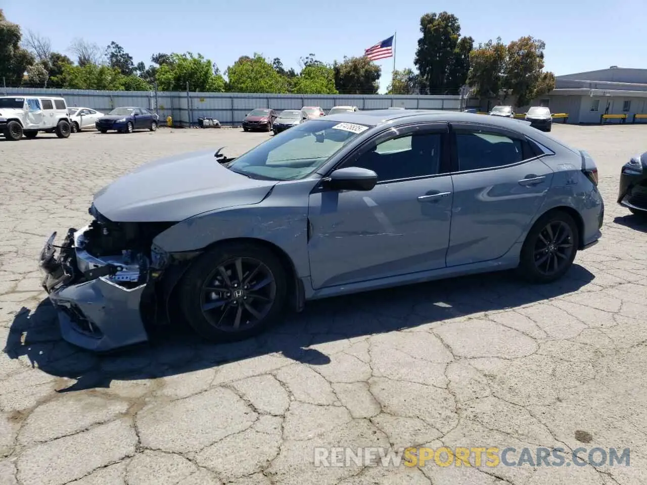 1 Photograph of a damaged car SHHFK7H64LU420757 HONDA CIVIC 2020