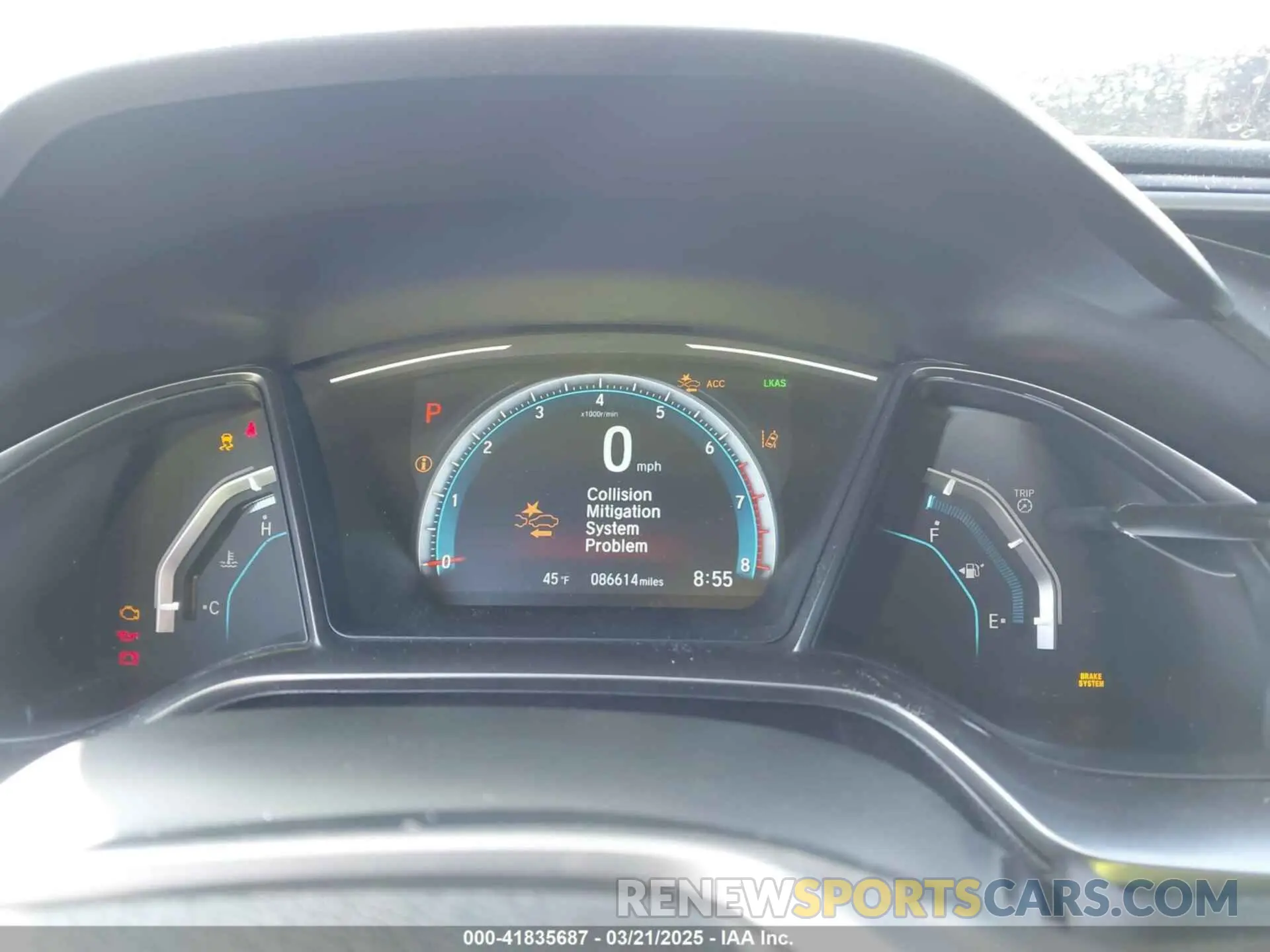 7 Photograph of a damaged car SHHFK7H65LU203007 HONDA CIVIC 2020