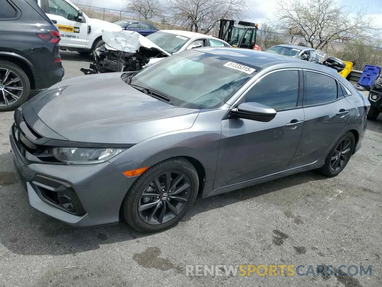 1 Photograph of a damaged car SHHFK7H66LU205980 HONDA CIVIC 2020