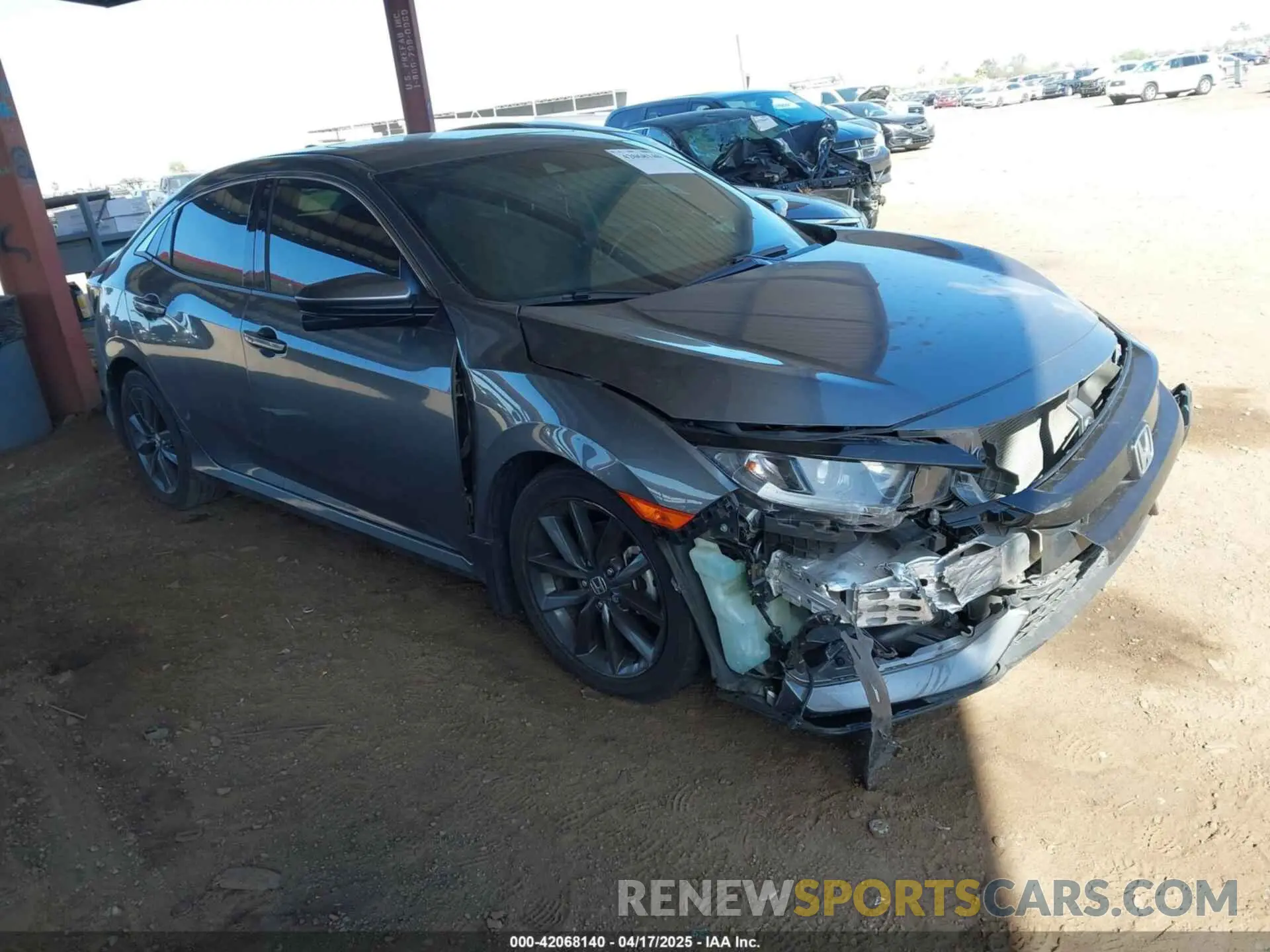 1 Photograph of a damaged car SHHFK7H66LU221192 HONDA CIVIC 2020
