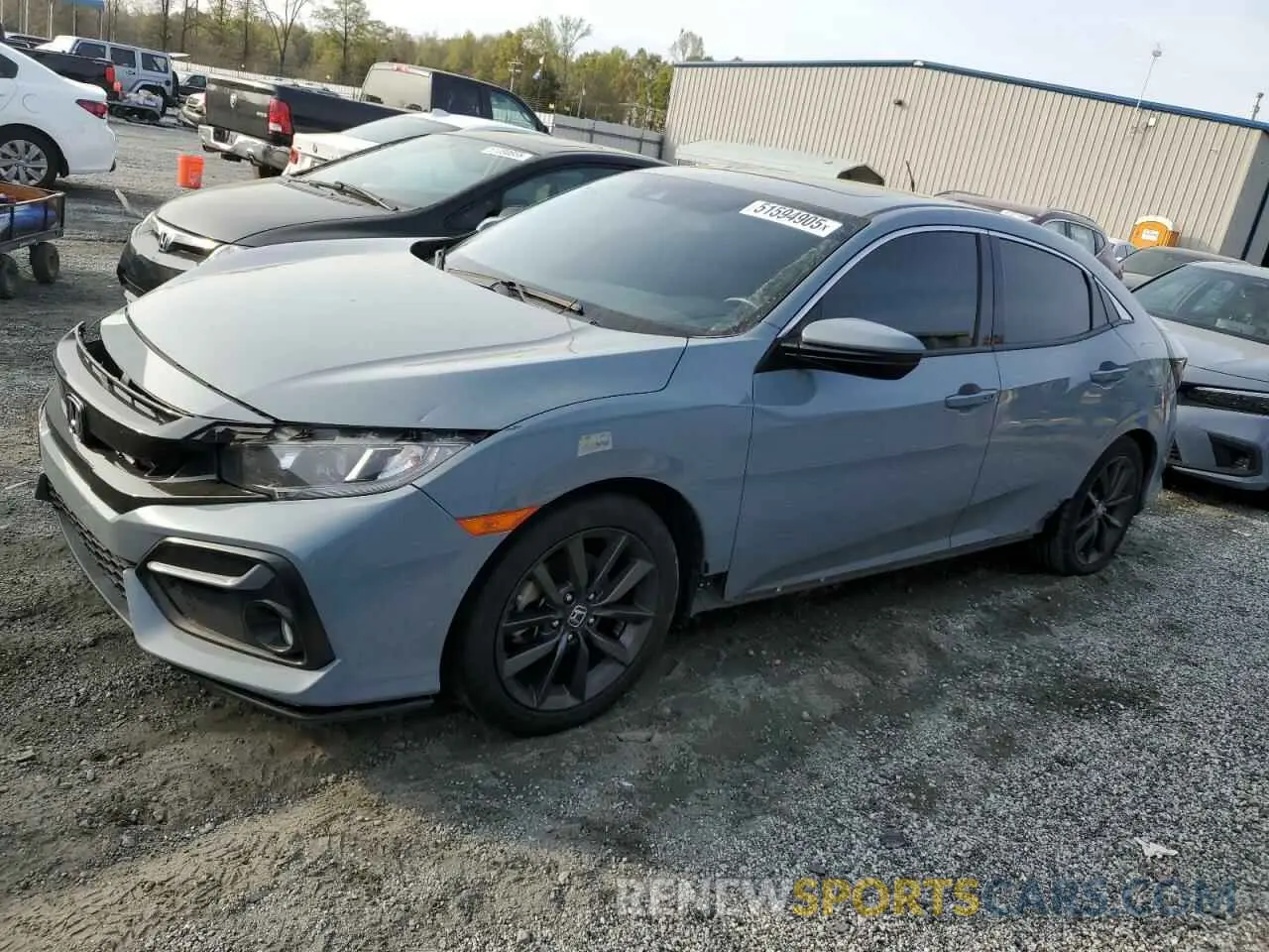 1 Photograph of a damaged car SHHFK7H67LU224960 HONDA CIVIC 2020