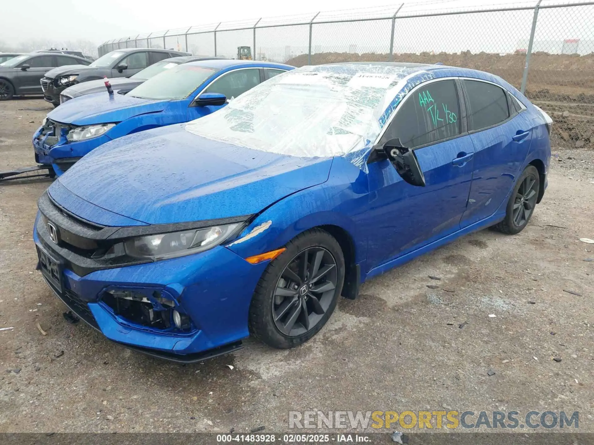 2 Photograph of a damaged car SHHFK7H69LU402576 HONDA CIVIC 2020