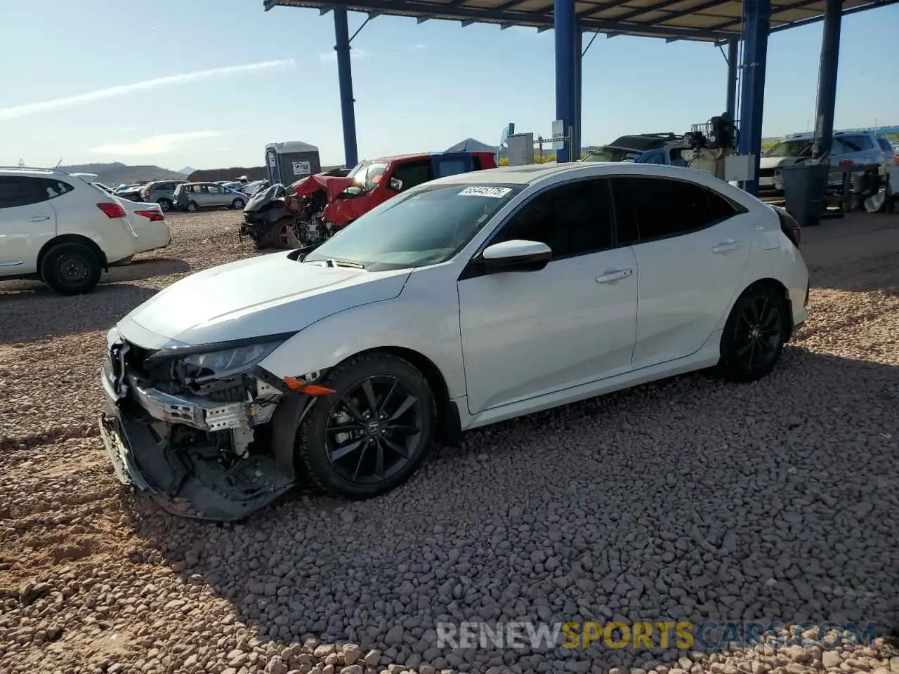 1 Photograph of a damaged car SHHFK7H6XLU225598 HONDA CIVIC 2020