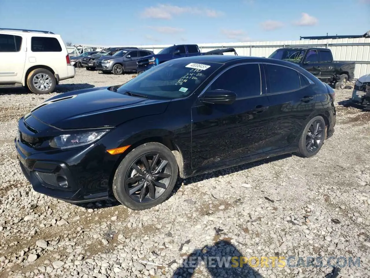 1 Photograph of a damaged car SHHFK7H82LU211602 HONDA CIVIC 2020