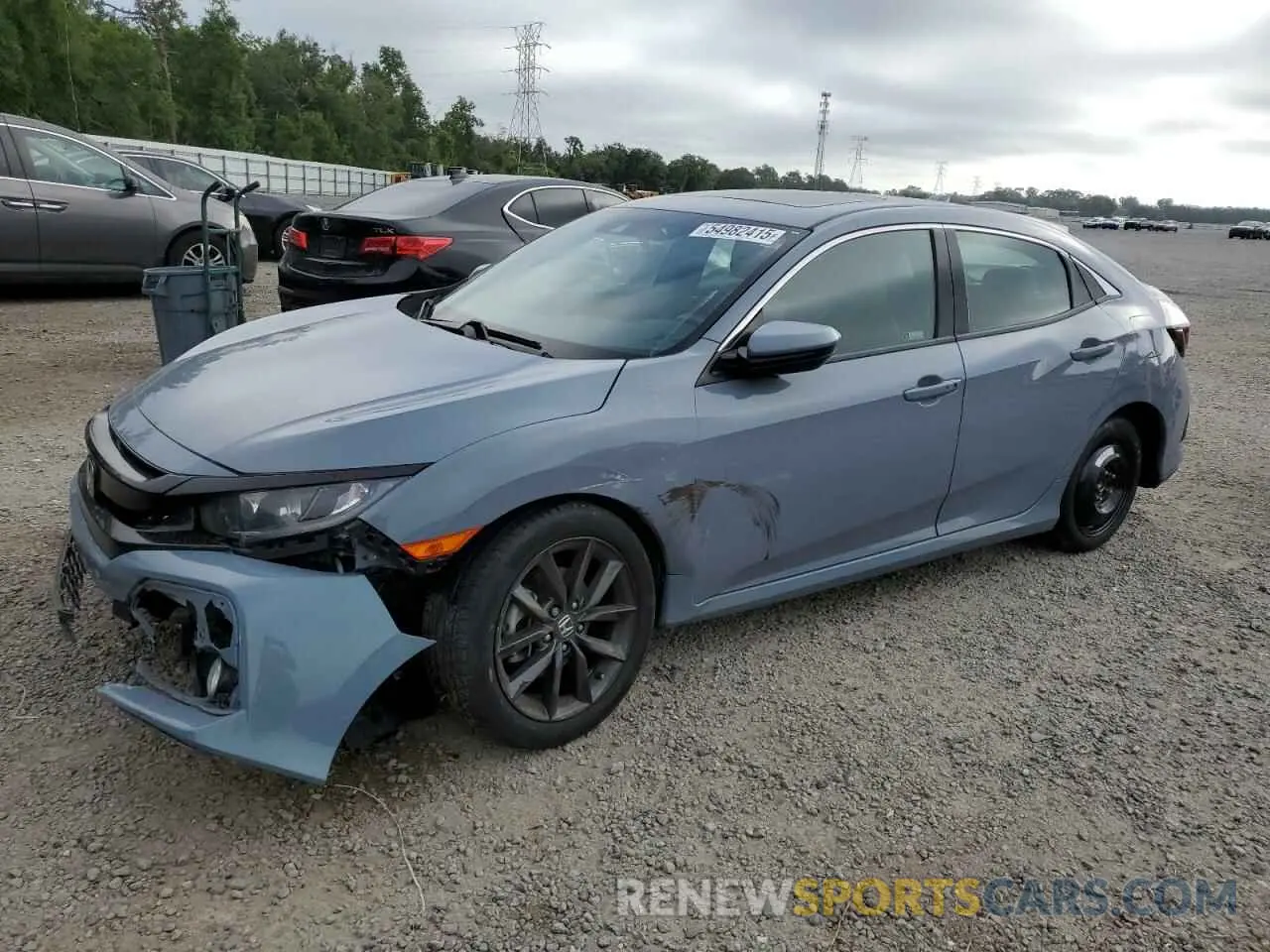 1 Photograph of a damaged car SHHFK7H83LU214024 HONDA CIVIC 2020