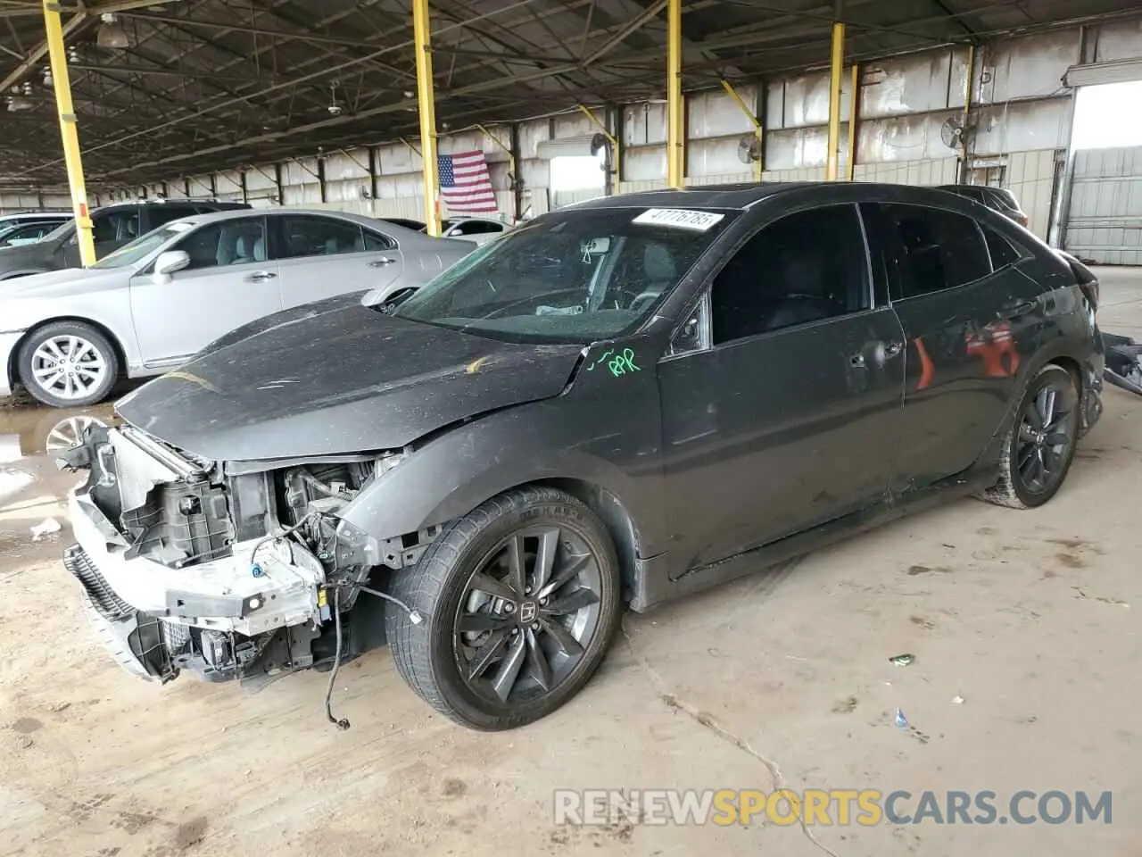 1 Photograph of a damaged car SHHFK7H83LU221572 HONDA CIVIC 2020