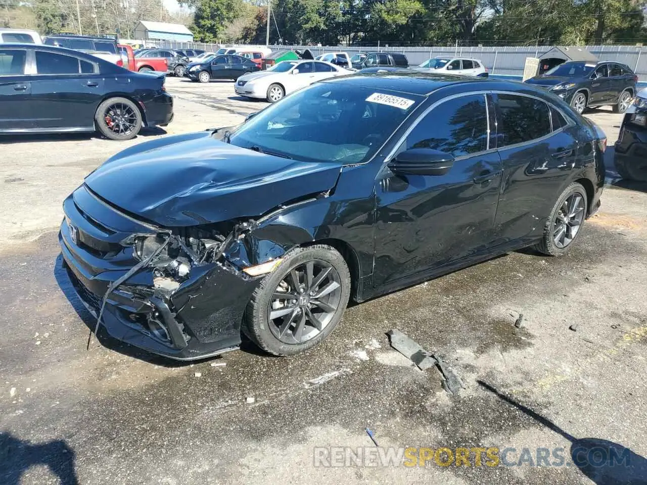 1 Photograph of a damaged car SHHFK7H86LU219055 HONDA CIVIC 2020