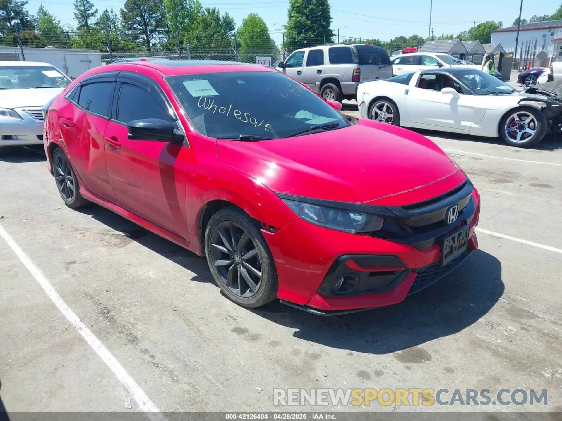 1 Photograph of a damaged car SHHFK7H87LU411293 HONDA CIVIC 2020