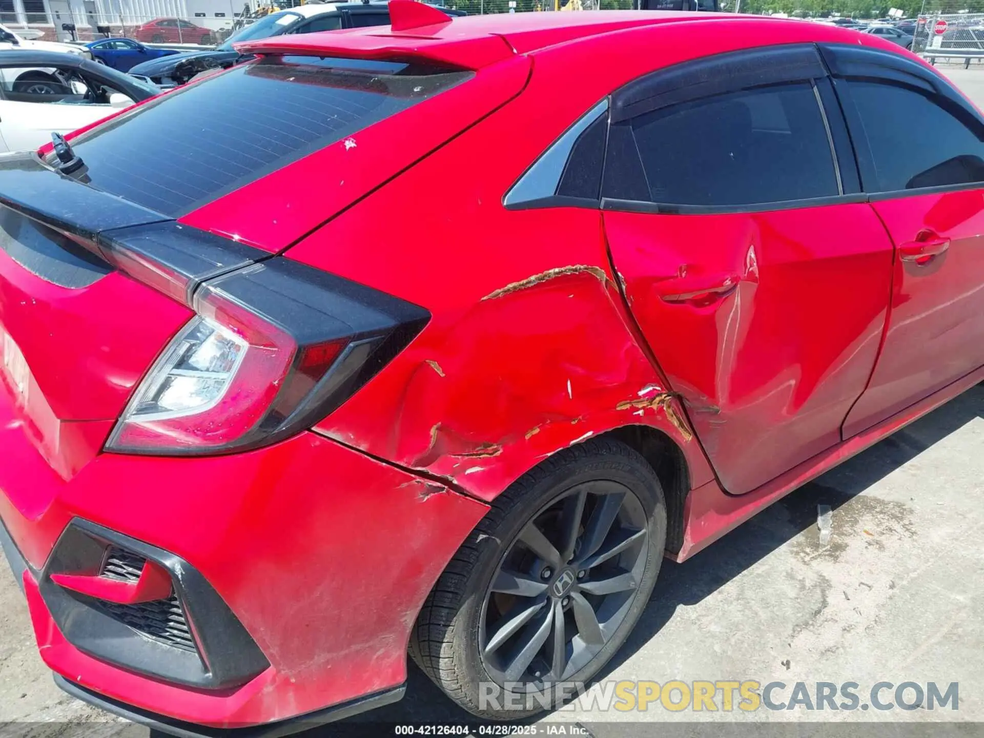17 Photograph of a damaged car SHHFK7H87LU411293 HONDA CIVIC 2020