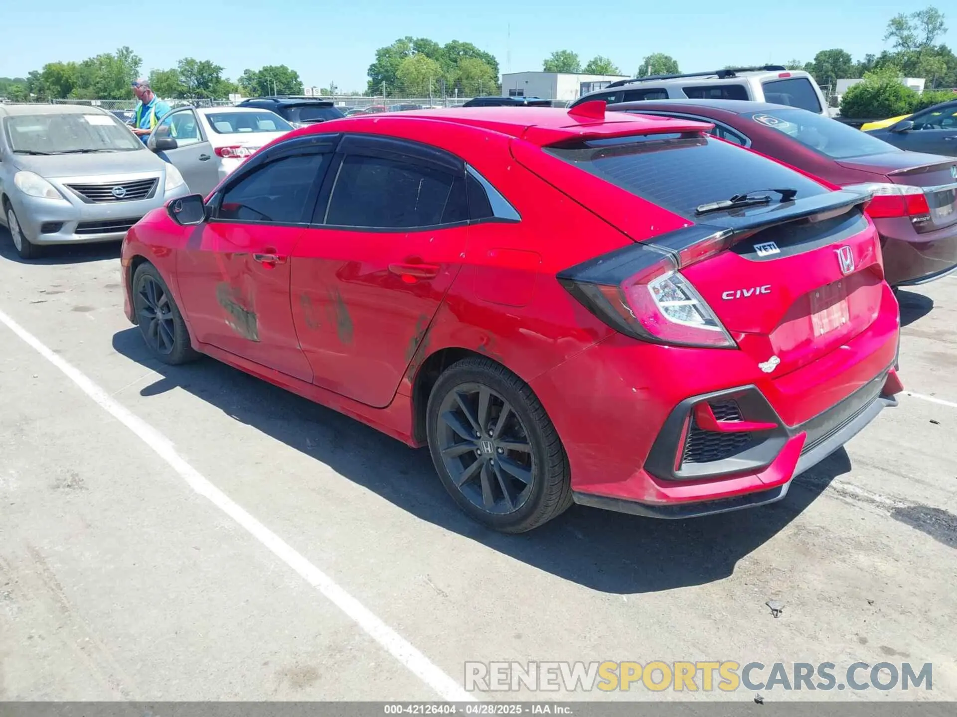 3 Photograph of a damaged car SHHFK7H87LU411293 HONDA CIVIC 2020