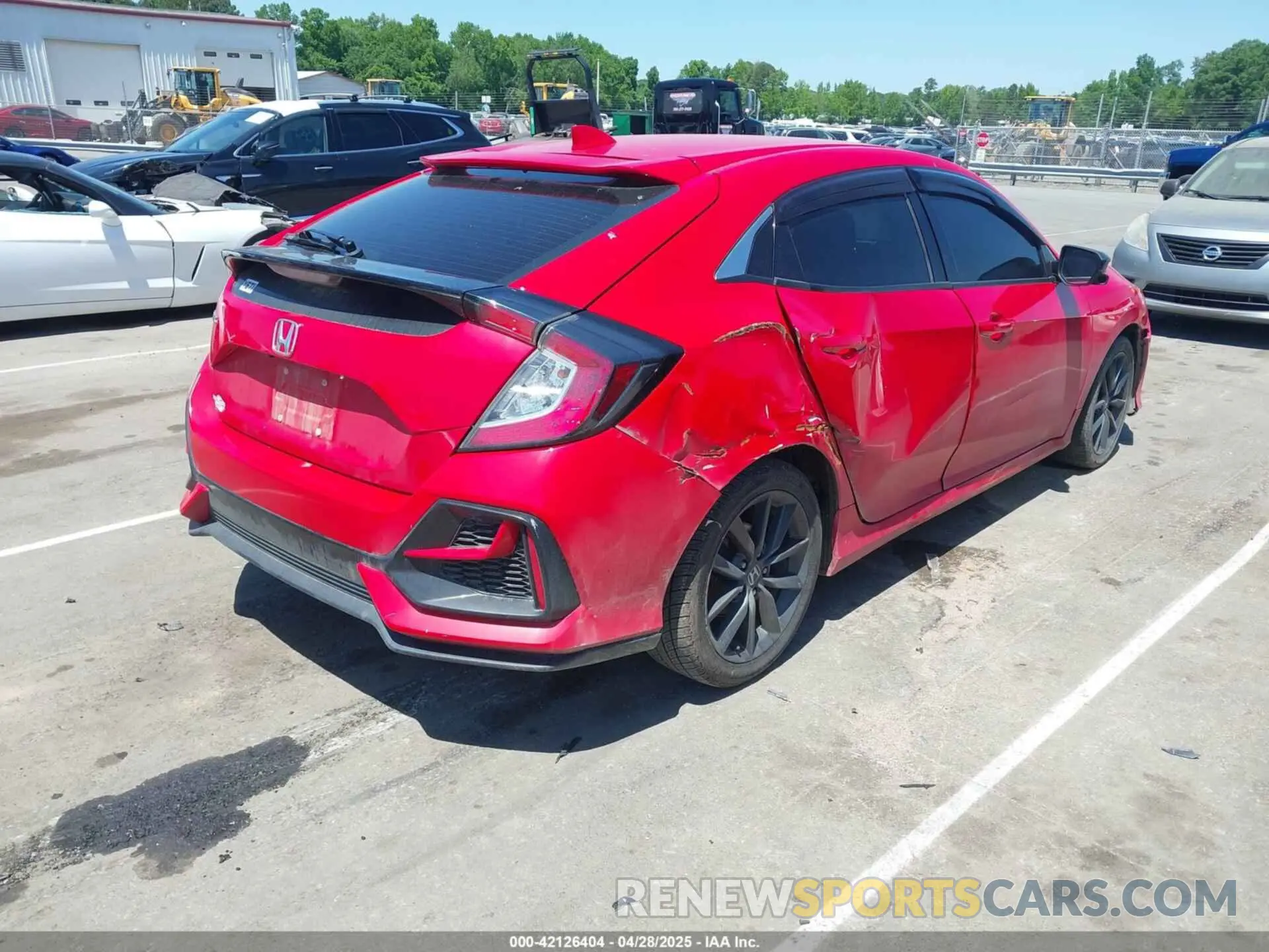 4 Photograph of a damaged car SHHFK7H87LU411293 HONDA CIVIC 2020