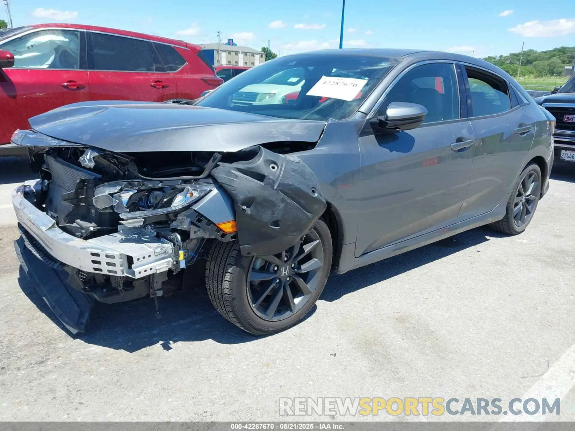 2 Photograph of a damaged car SHHFK7H88LU221499 HONDA CIVIC 2020