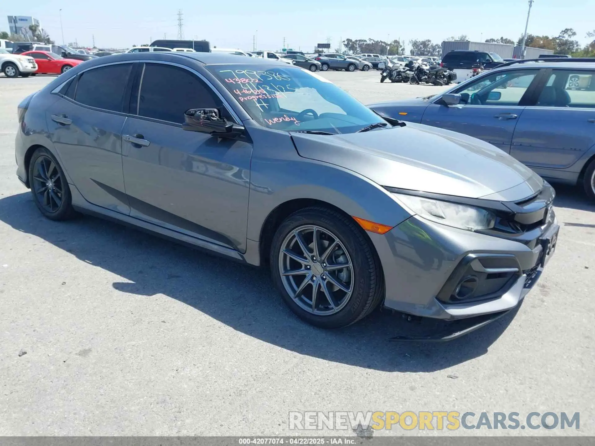 1 Photograph of a damaged car SHHFK7H88LU414008 HONDA CIVIC 2020