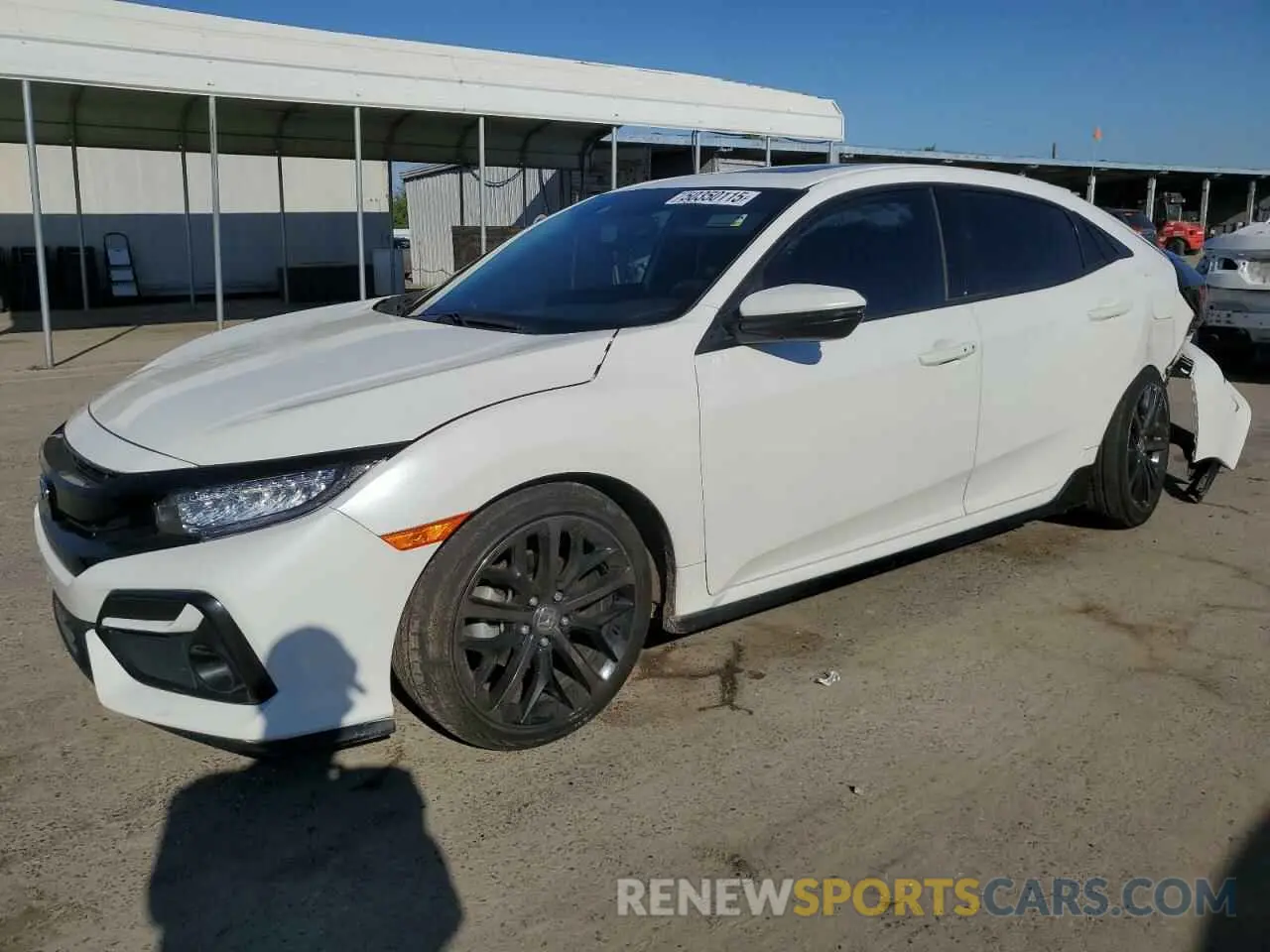 1 Photograph of a damaged car SHHFK7H91LU412223 HONDA CIVIC 2020