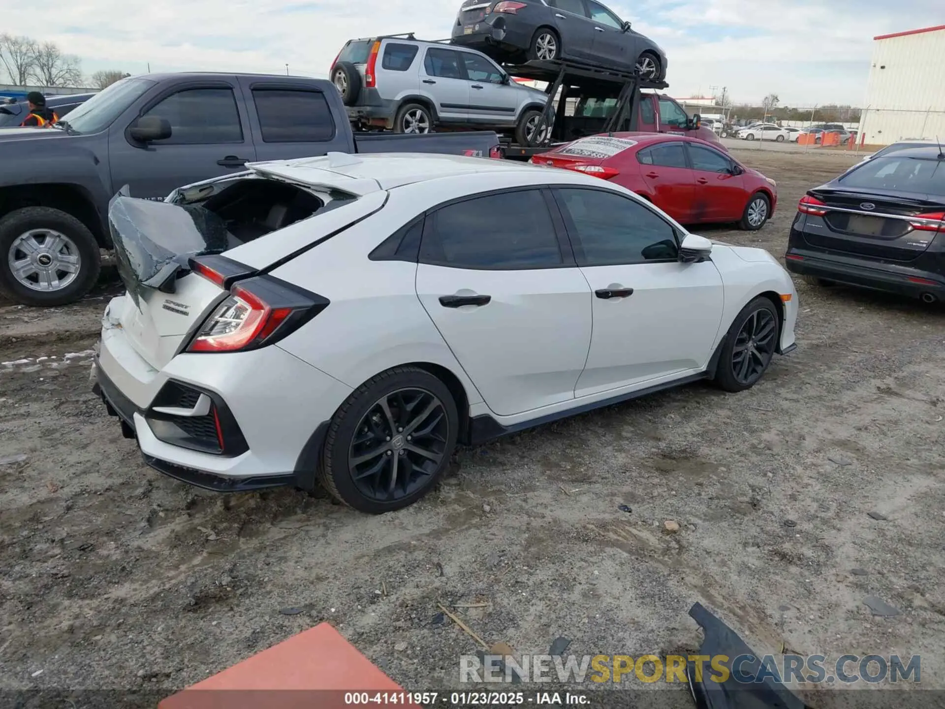 4 Photograph of a damaged car SHHFK7H93LU209172 HONDA CIVIC 2020